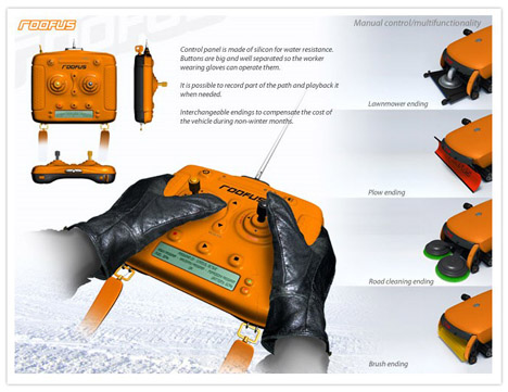industrial design，construction machinery，appearance，concept，ROOFUS，