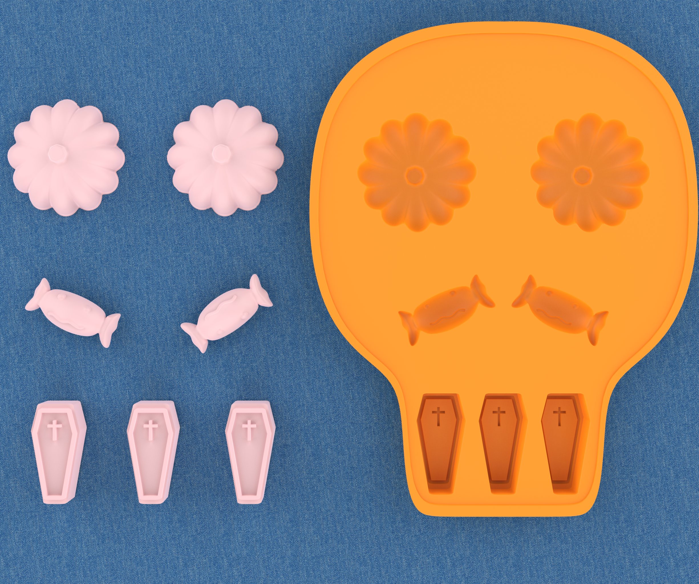 Halloween，Food mold，Emotional design，Original design，Cake mould，