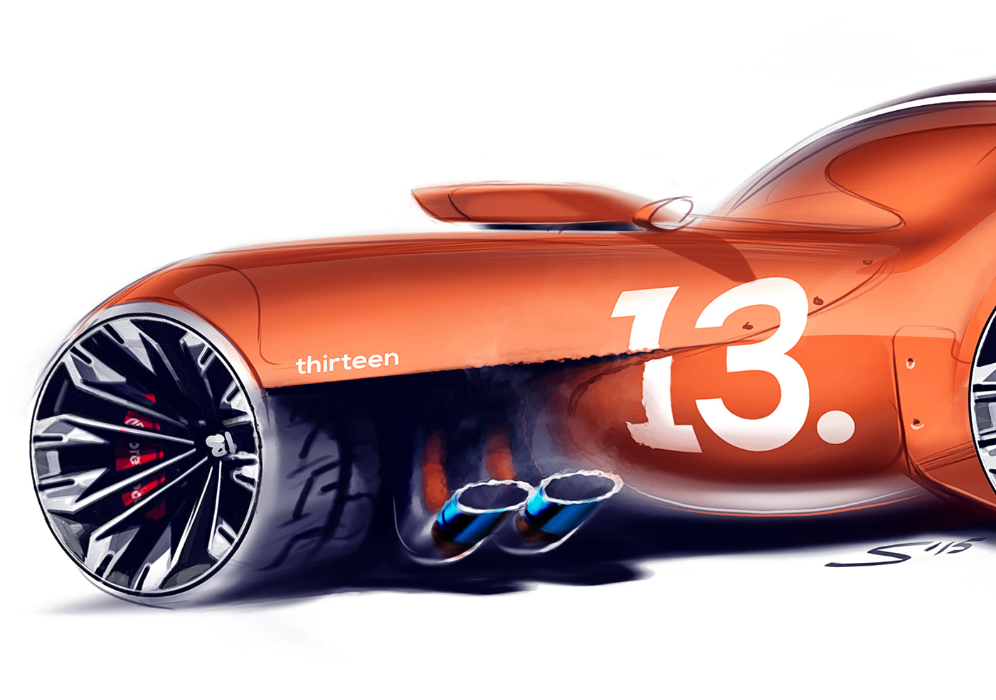 automobile，Hand drawn，Ubee ，draft，Artem Smirnov，Reprint，