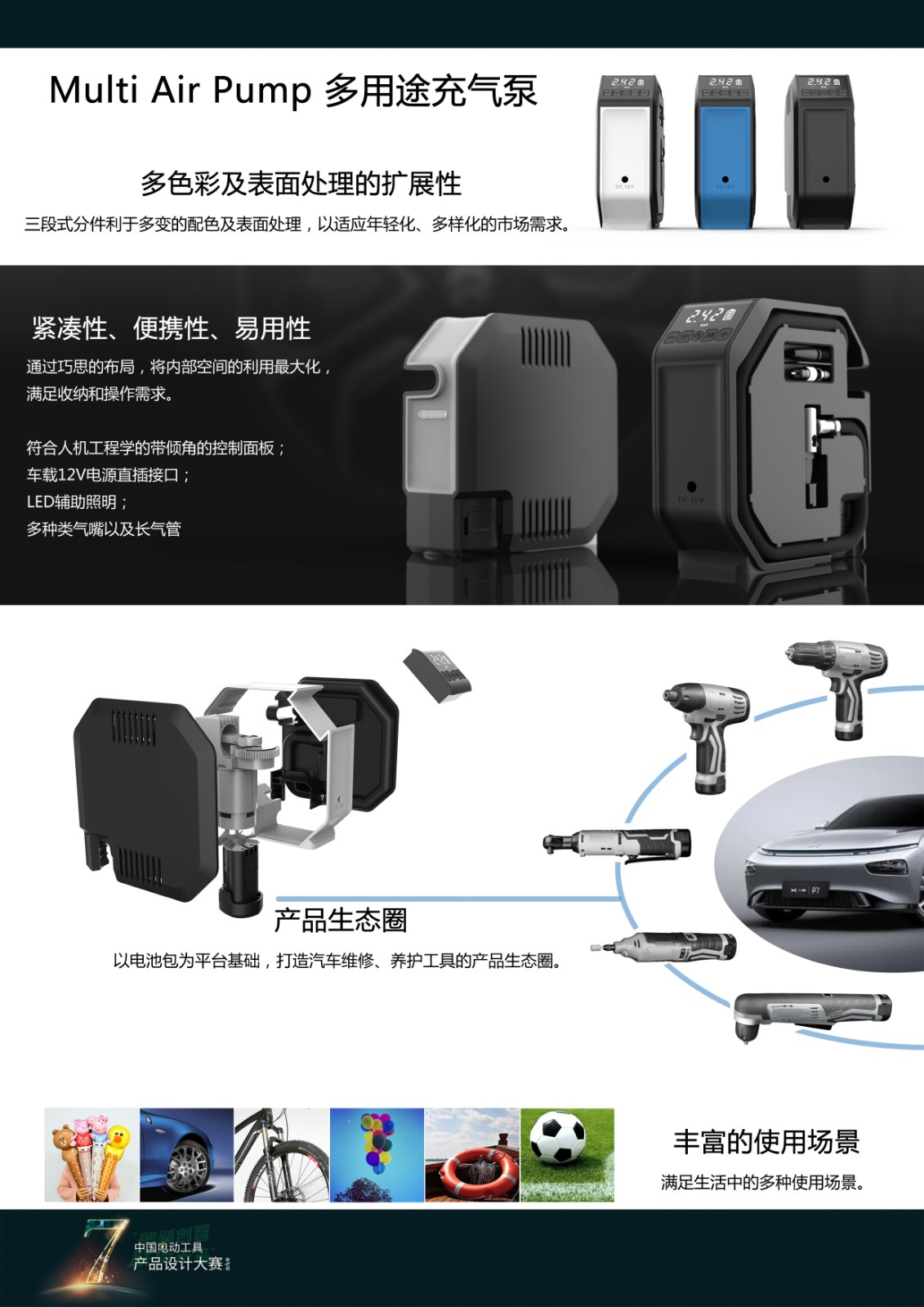 The 7th power tool design competition，