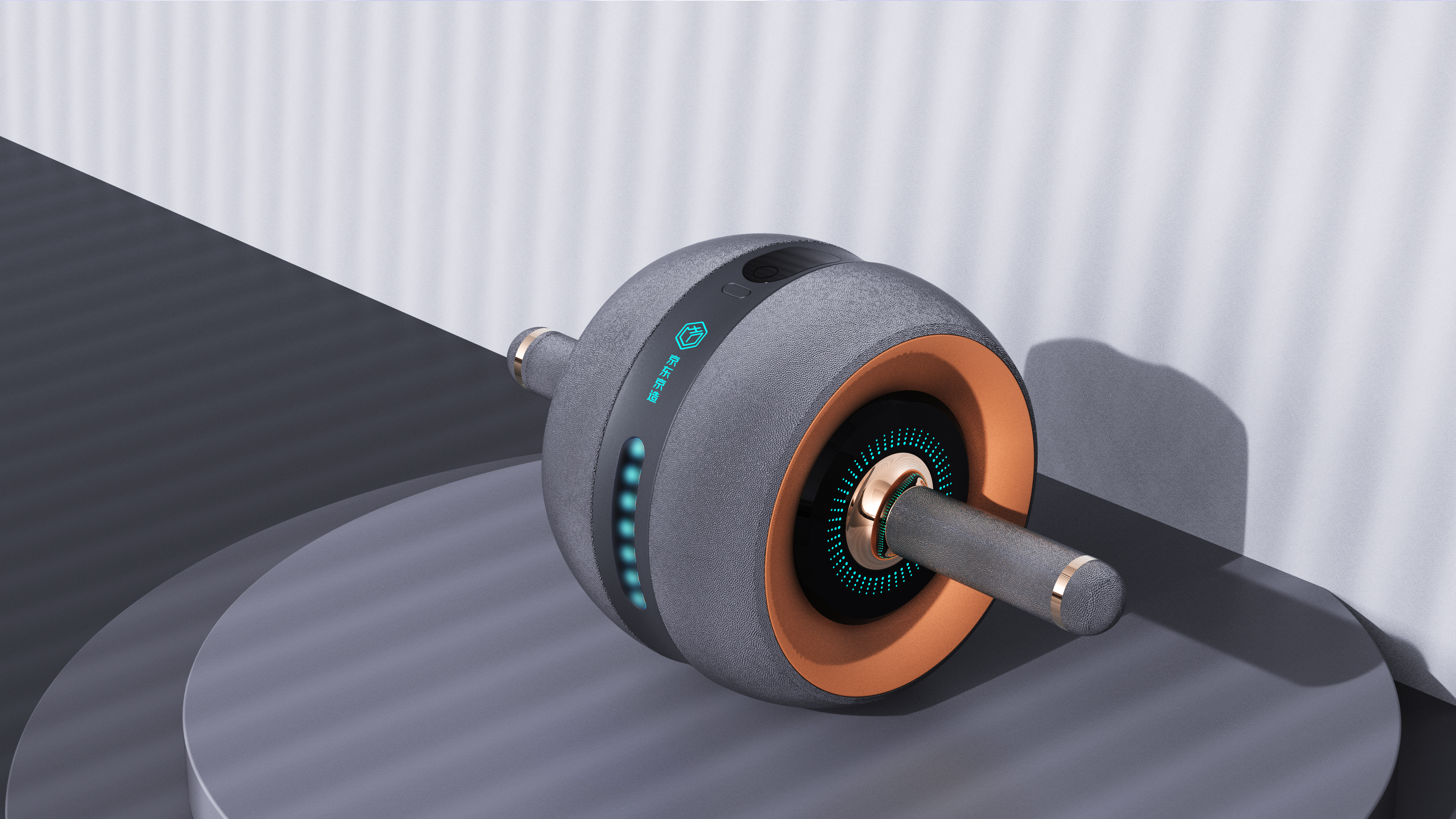 Young, fashionable, healthy, round，