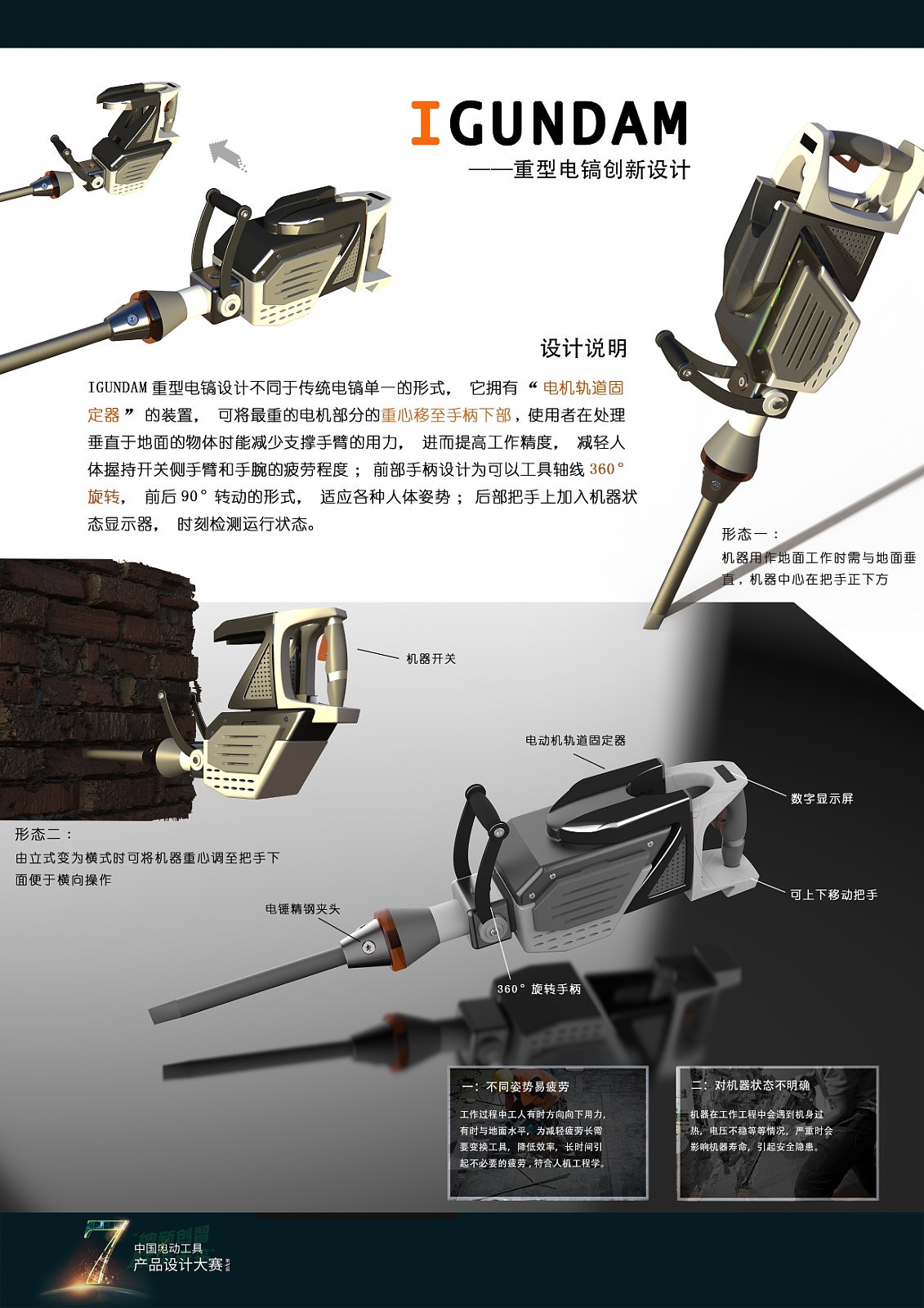 The 7th power tool design competition，