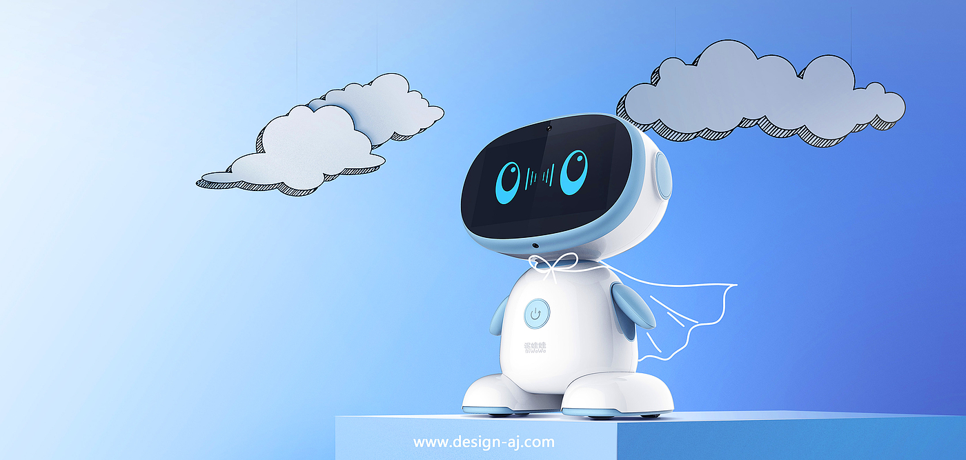 Children's products，intelligent robot，AI robot，robot，Child robot，Companion robot，Learning products，Aijia industrial design，
