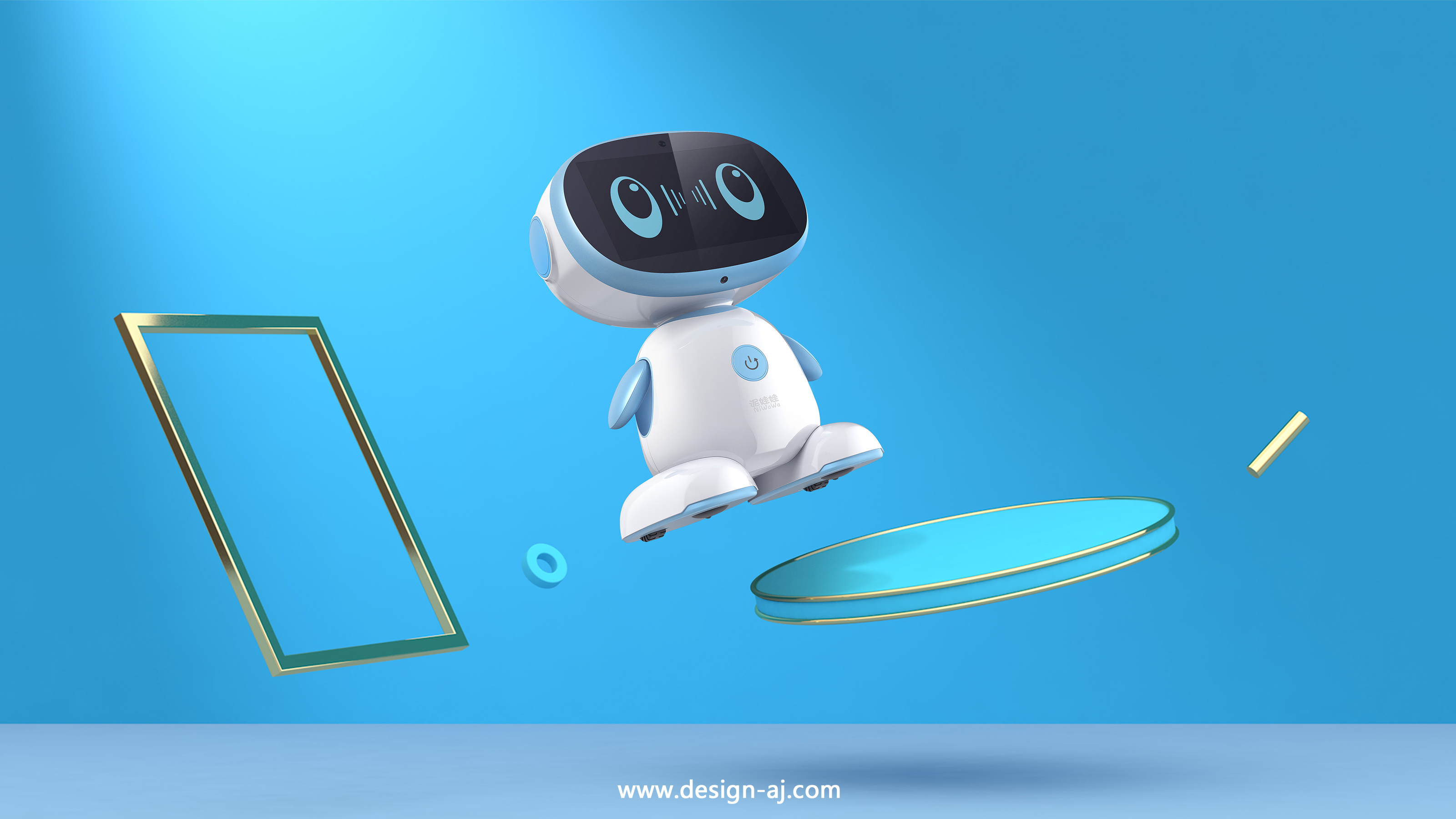 Children's products，intelligent robot，AI robot，robot，Child robot，Companion robot，Learning products，Aijia industrial design，