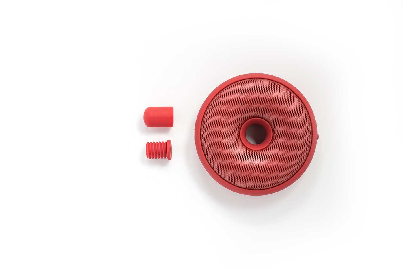 doughnut，loudspeaker box，sound，portable，pinkycolor ，