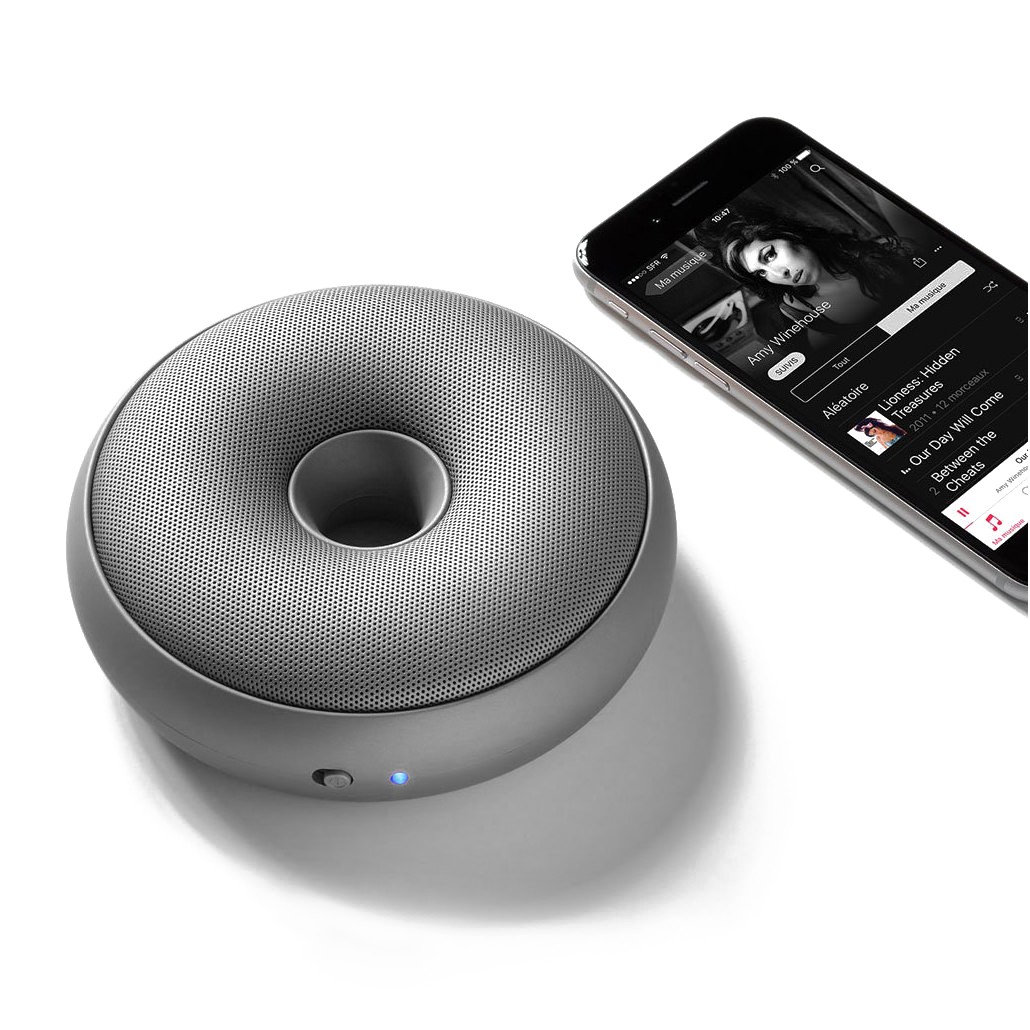 doughnut，loudspeaker box，sound，portable，pinkycolor ，