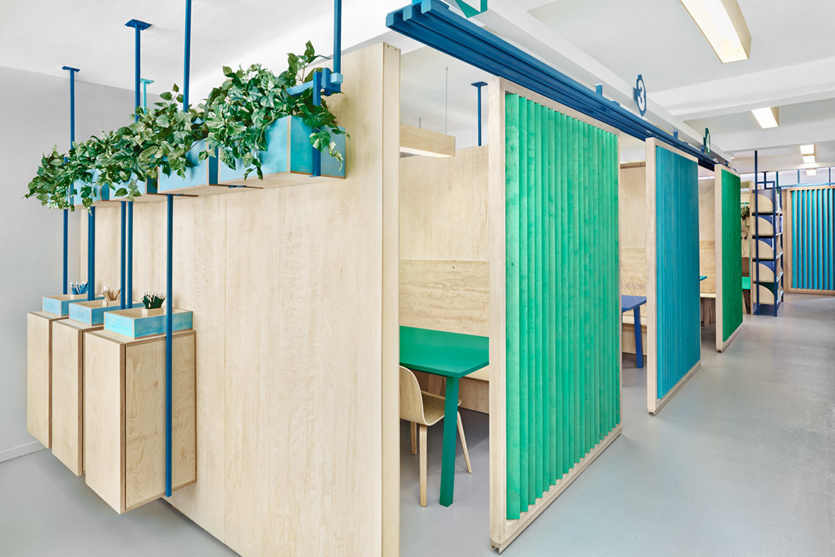 furniture，Home Furnishing，public space ，color，Reading room，