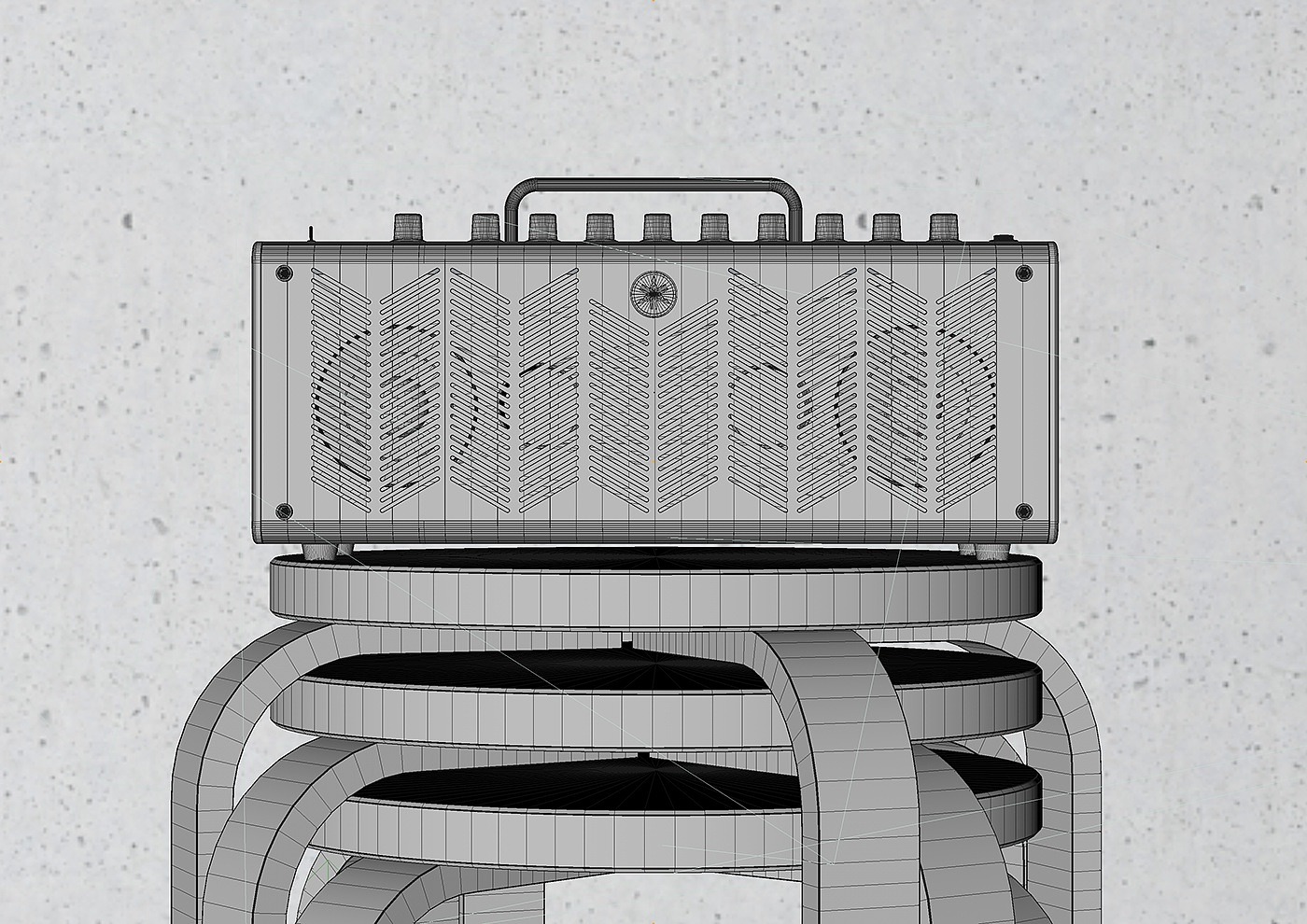 yamaha，音箱，吉他，渲染，