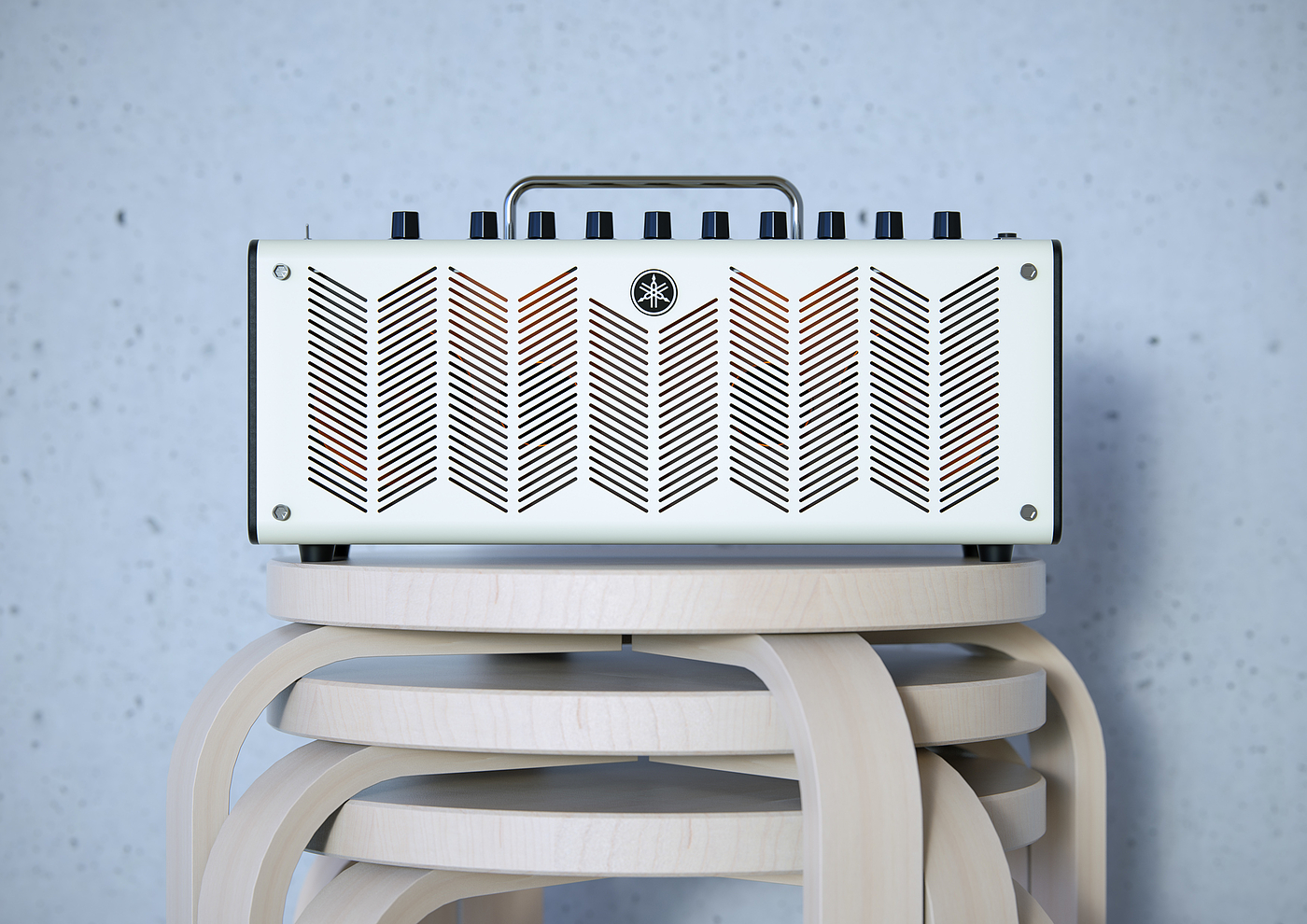 yamaha，loudspeaker box，guitar，Render，