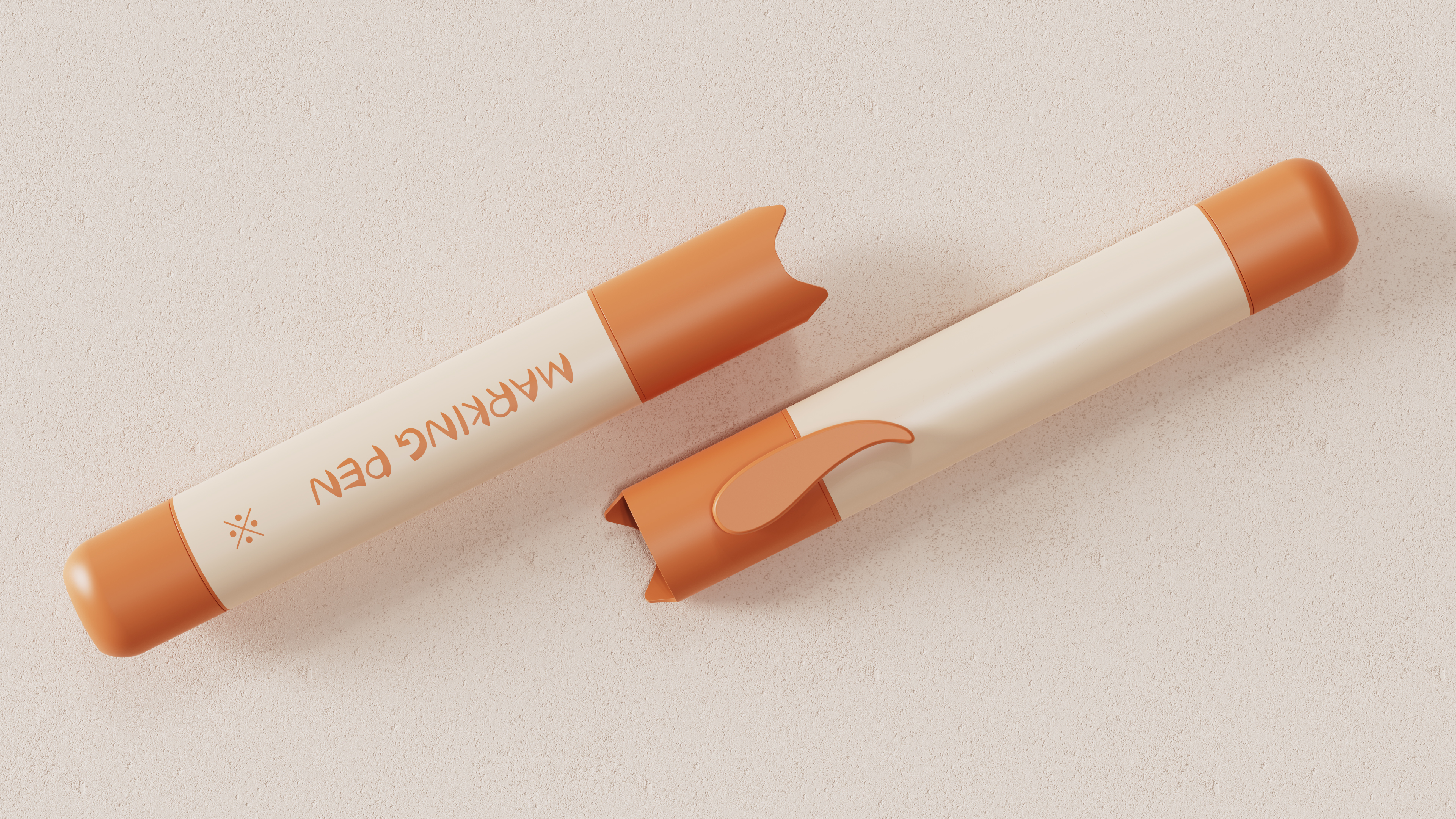 pen，Double headed pen，product design，Appearance design，Creative design，Modeling design，Office Supplies，Stationery，