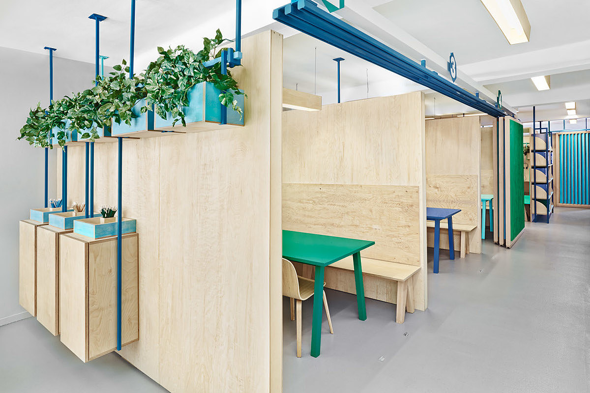 furniture，Home Furnishing，public space ，color，Reading room，
