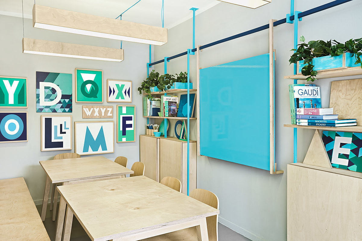 furniture，Home Furnishing，public space ，color，Reading room，