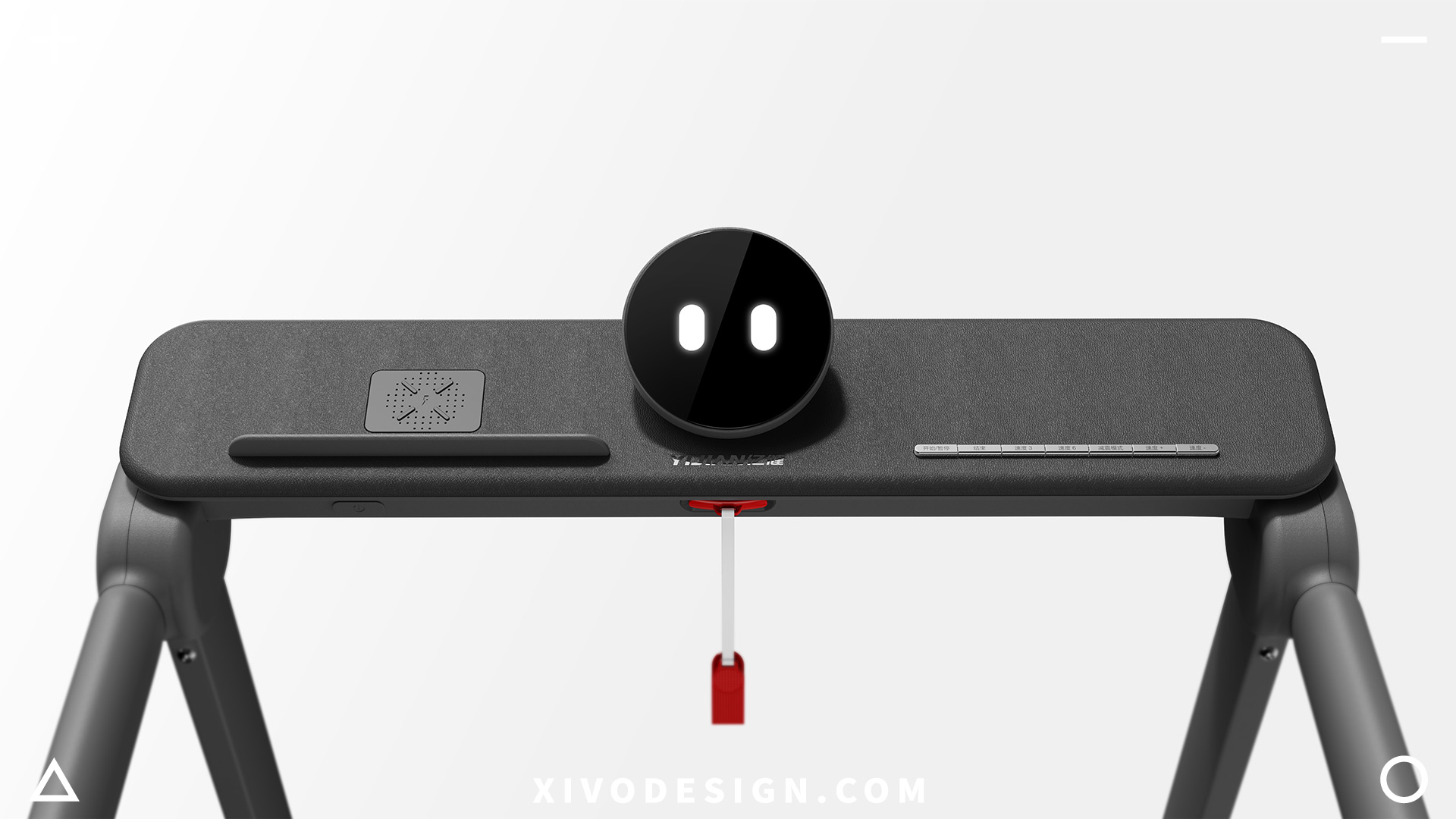 human-computer interaction，Running tools，Treadmill，fold，Minimalist，Gentle and friendly，product design，Intelligent design，