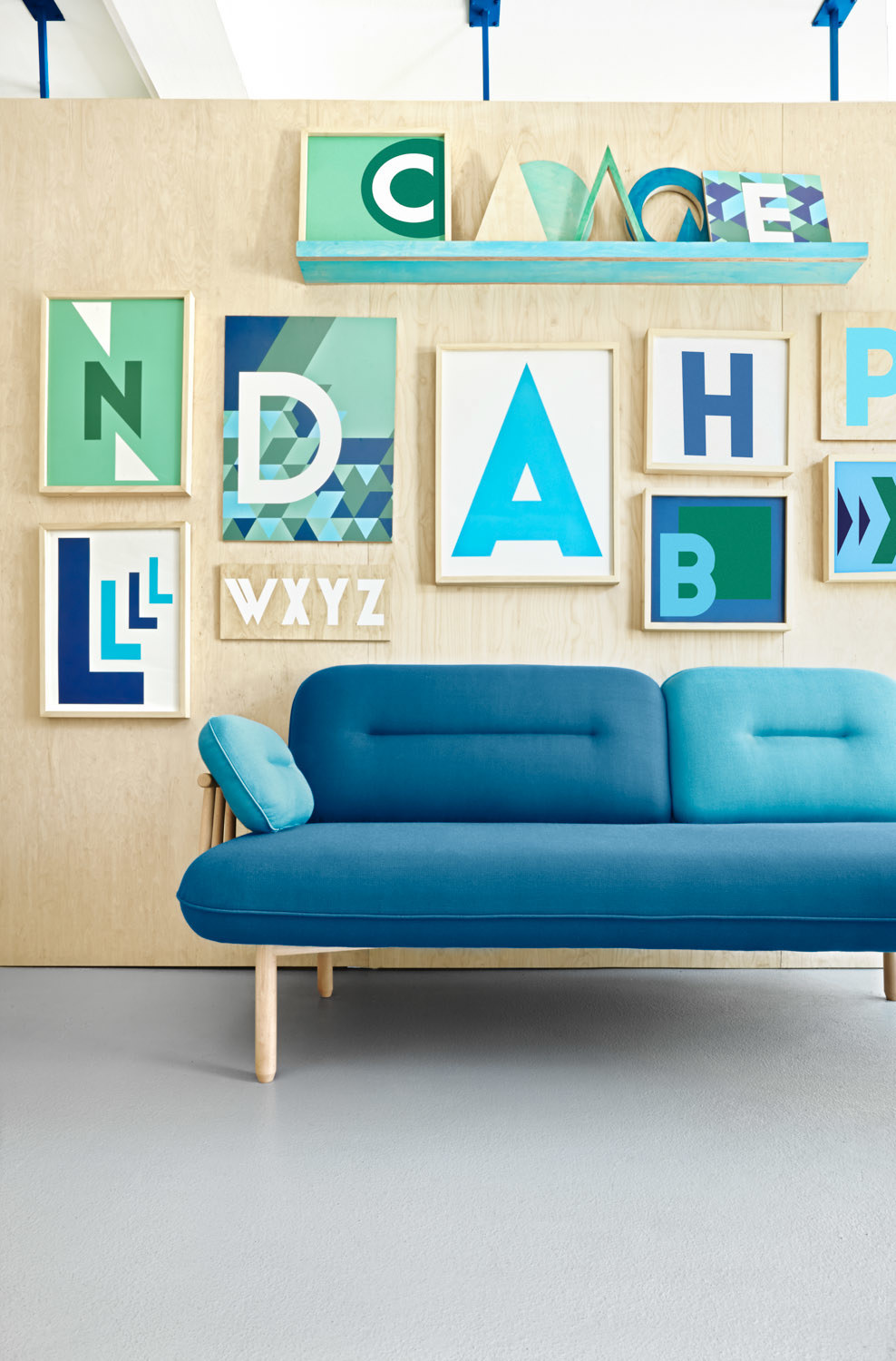 furniture，Home Furnishing，public space ，color，Reading room，