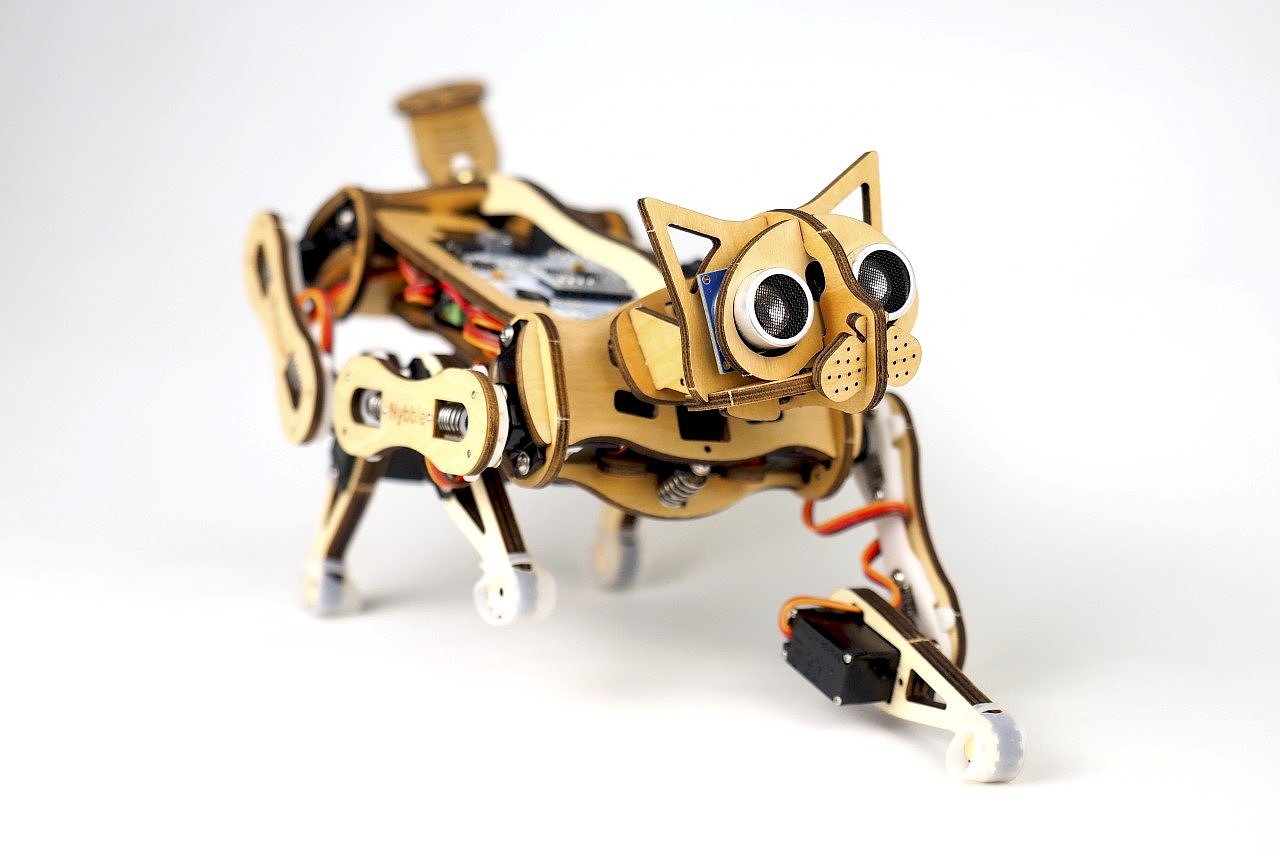 Nybble，玩具，stem，猫型，机器人，