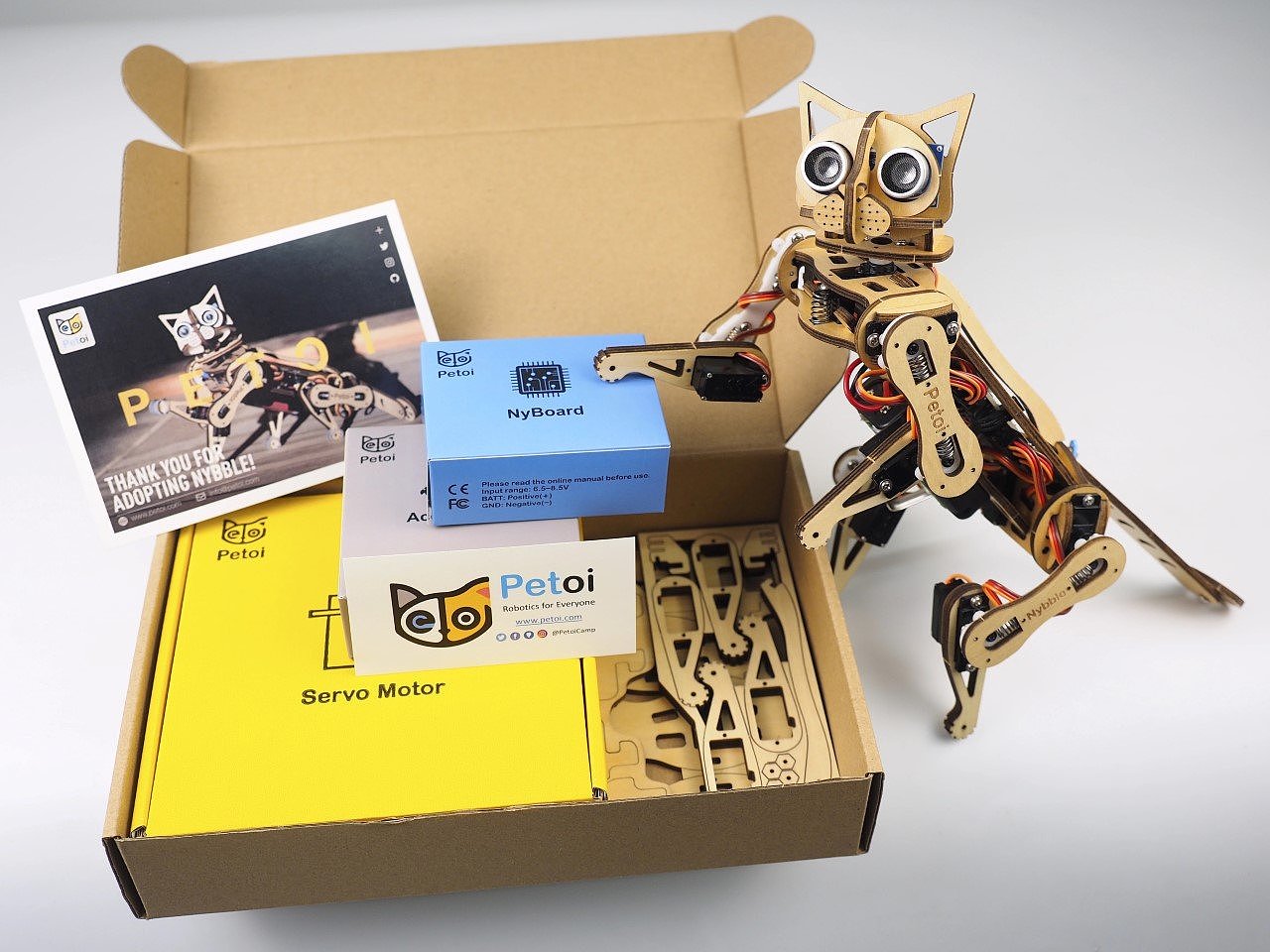 Nybble，Toys，stem，Cat type，robot，