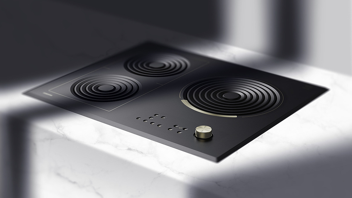 black，kitchen，Electromagnetic furnace，Inspiration wall，inspiration，