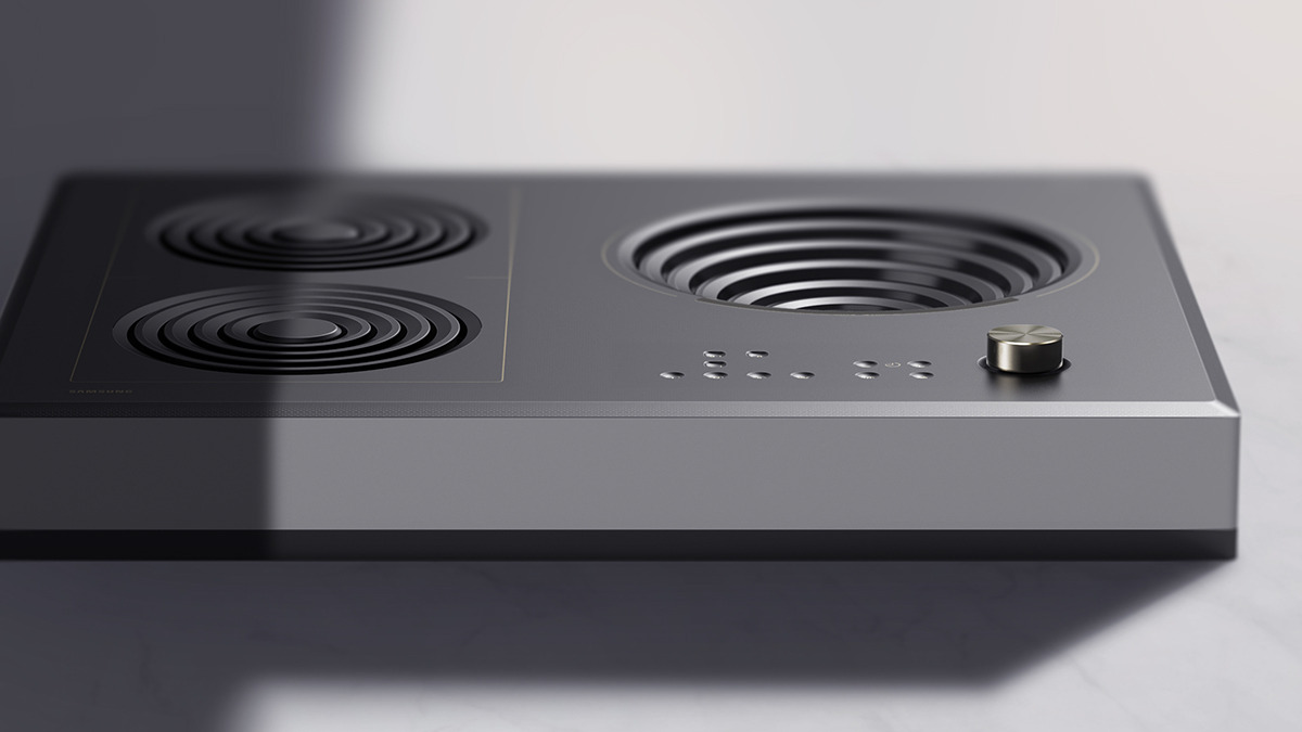 black，kitchen，Electromagnetic furnace，Inspiration wall，inspiration，