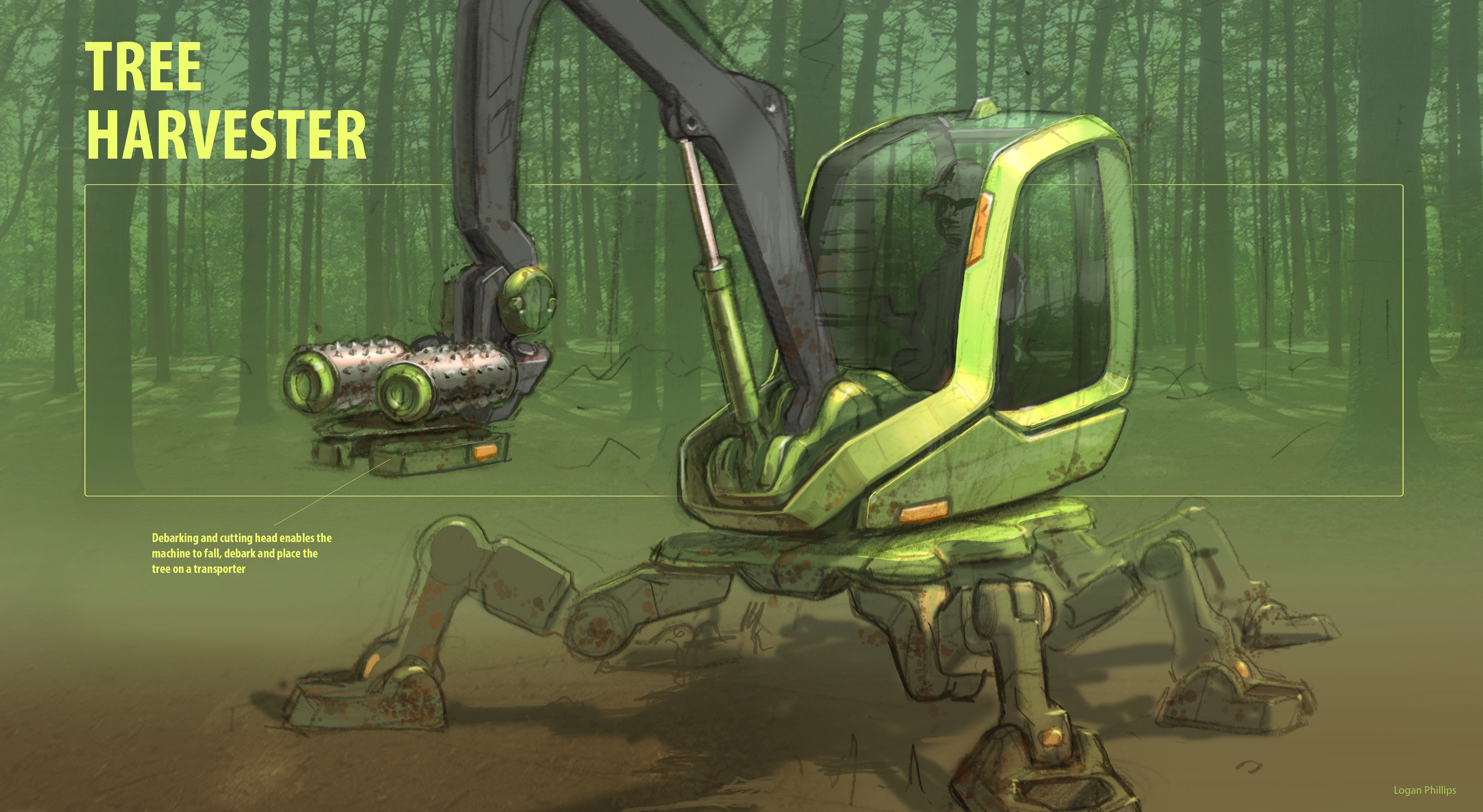 automobile，automation，Hand drawn，Farming，heavy，equipment，