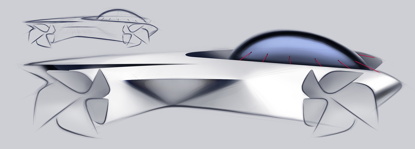 automobile，Hand drawn，sketch，Inspiration map，