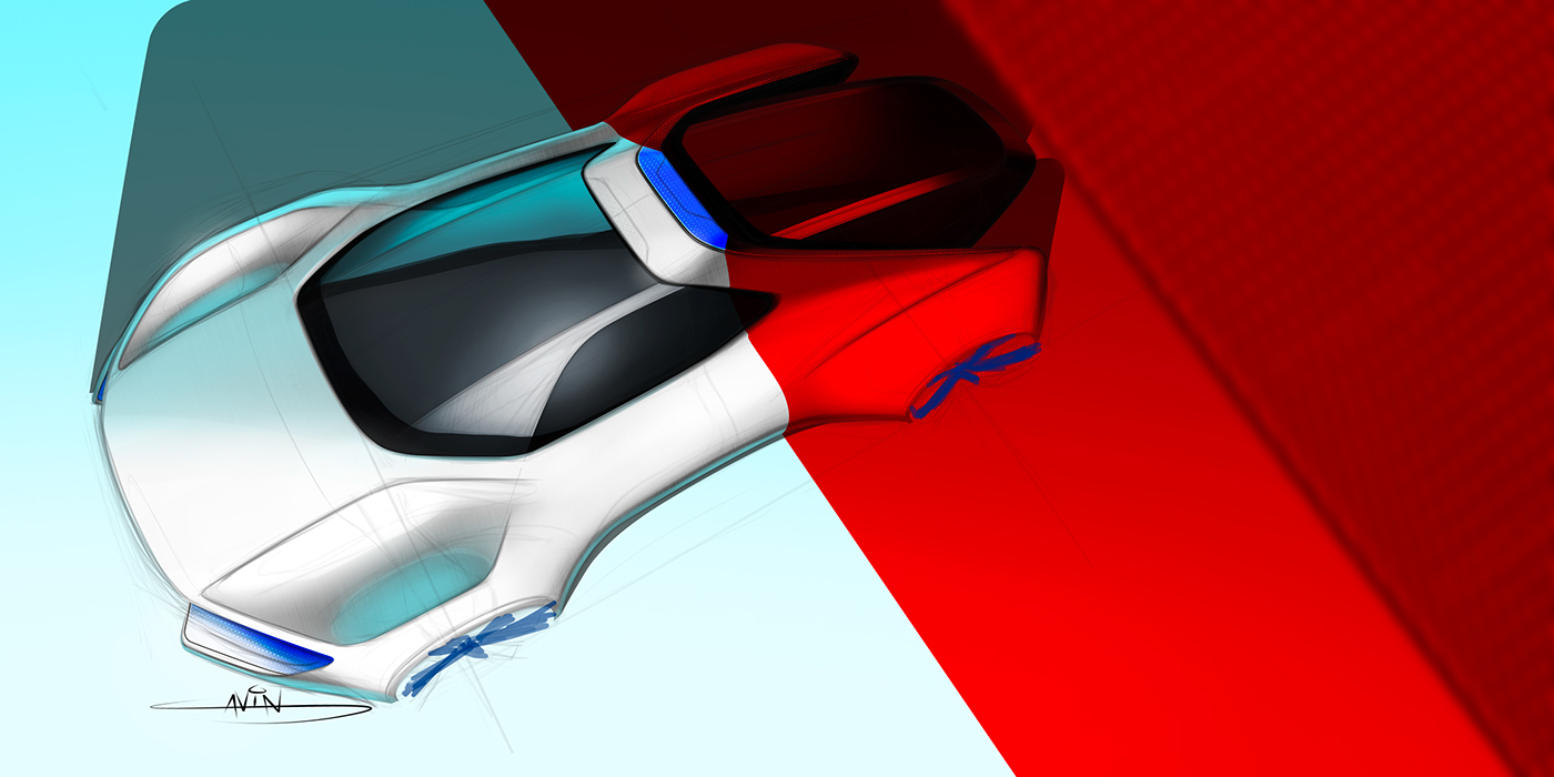 automobile，Hand drawn，sketch，Inspiration map，