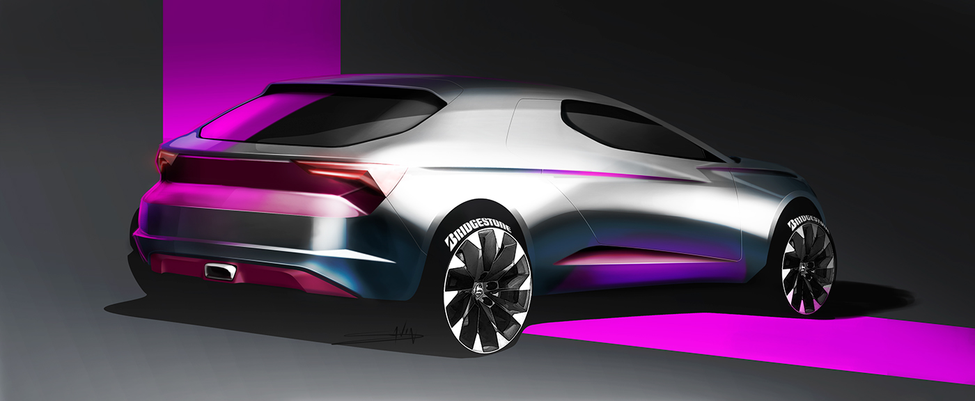 automobile，Hand drawn，sketch，Inspiration map，