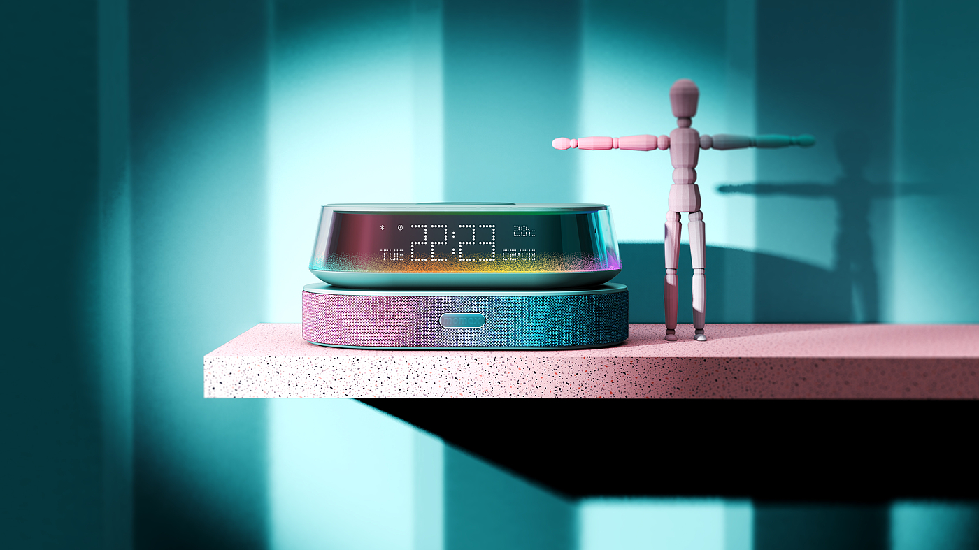 alarm clock，sound，Atmosphere lamp，mobile phone，Wireless charging，charge，