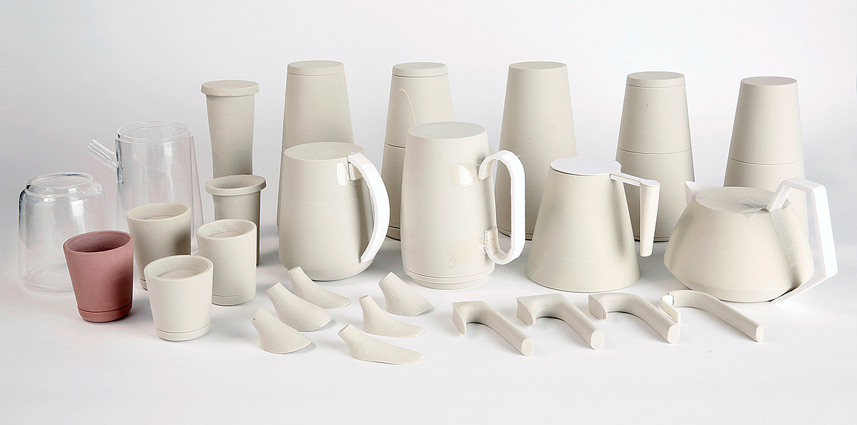 tea set，innovate，Beige，