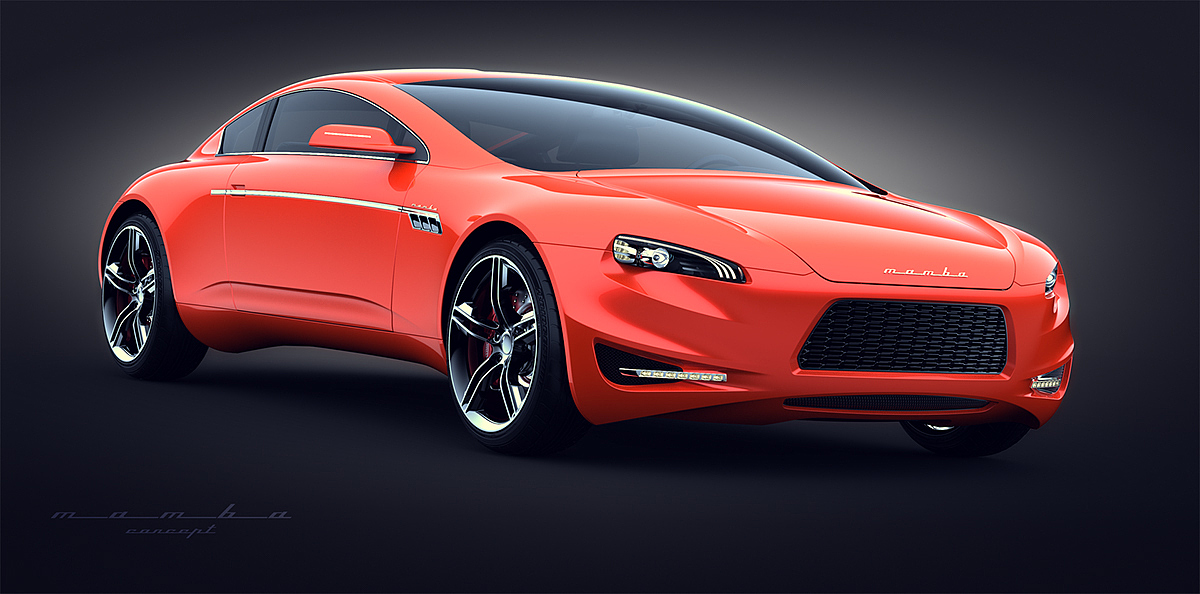 Mamba，3D model，vehicle，