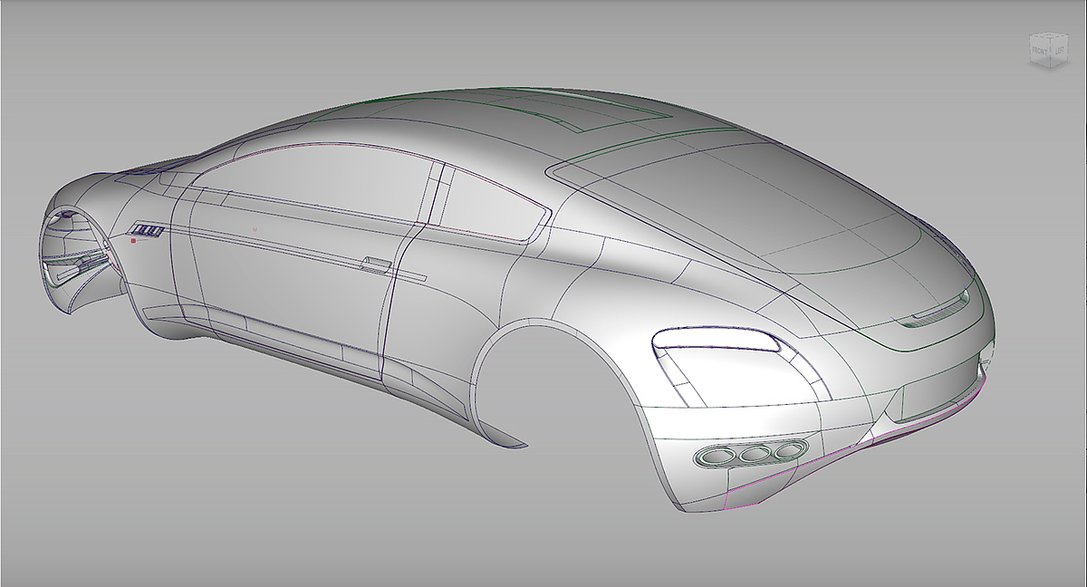 Mamba，3D model，vehicle，