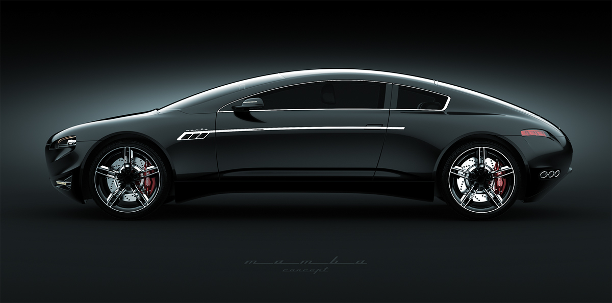 Mamba，3D model，vehicle，