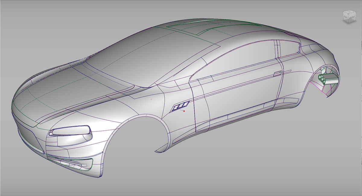 Mamba，3D model，vehicle，