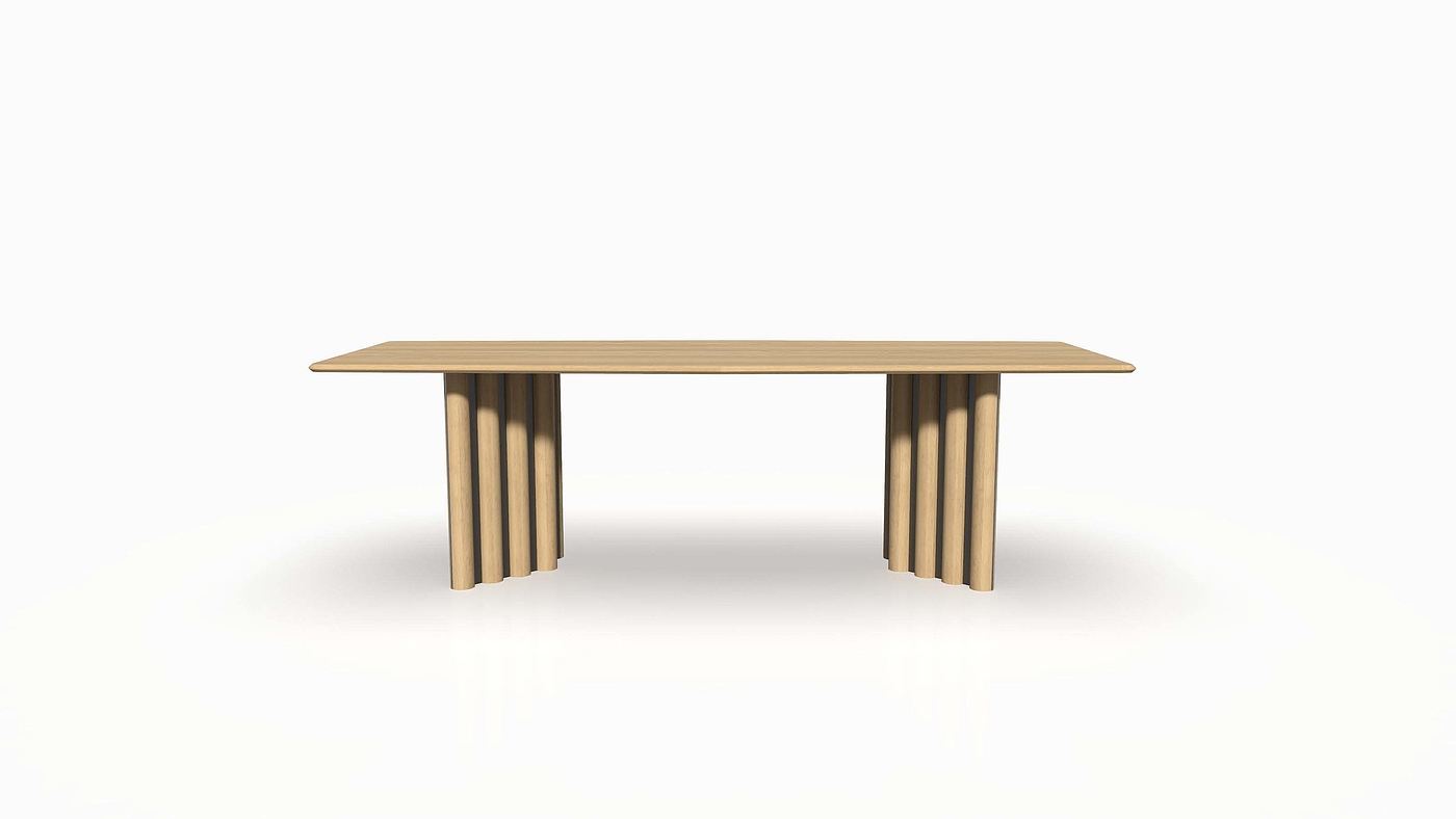 furniture design ，Table design，Extremely simple wind，Modern style，