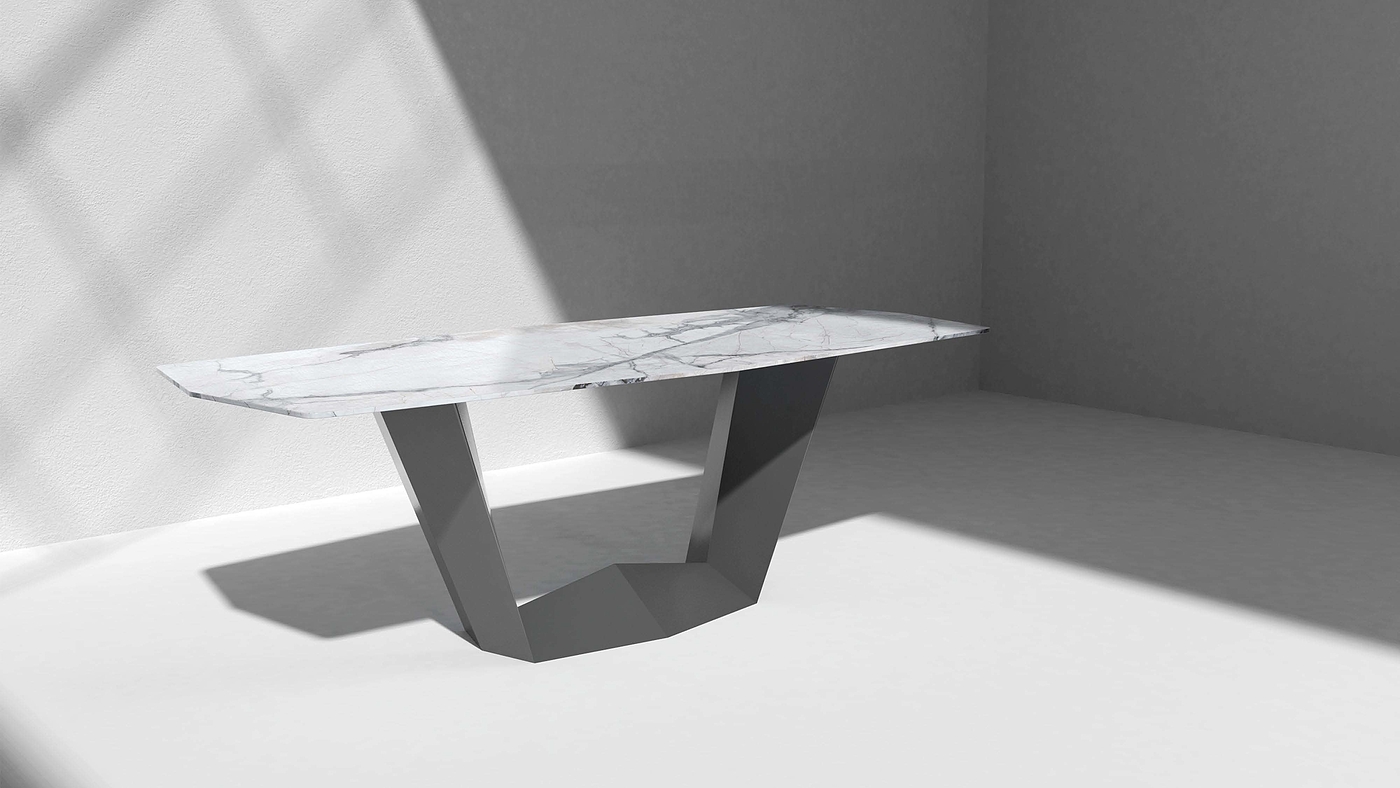 furniture design ，Table design，Extremely simple wind，Modern style，