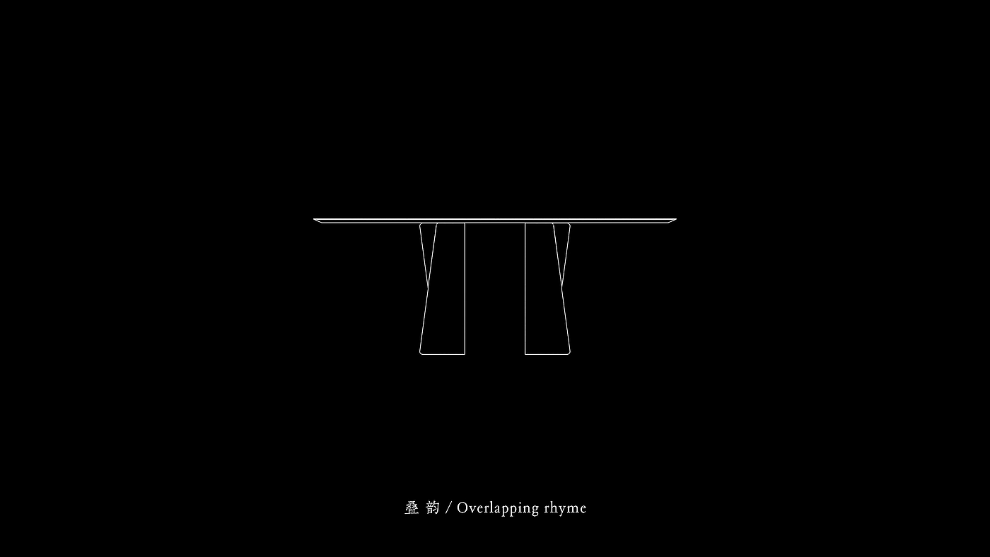 furniture design ，Table design，Extremely simple wind，Modern style，