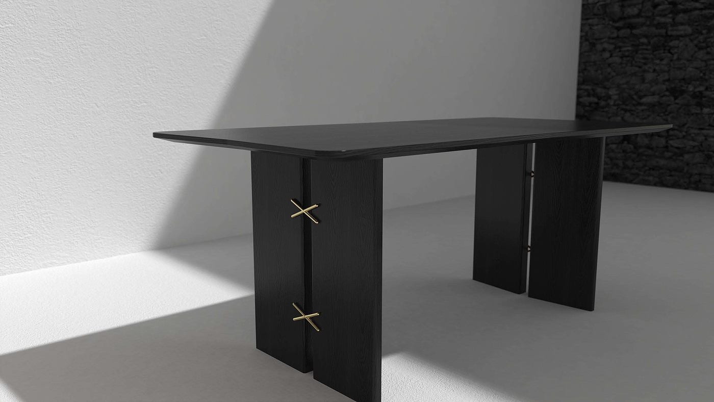 furniture design ，Table design，Extremely simple wind，Modern style，