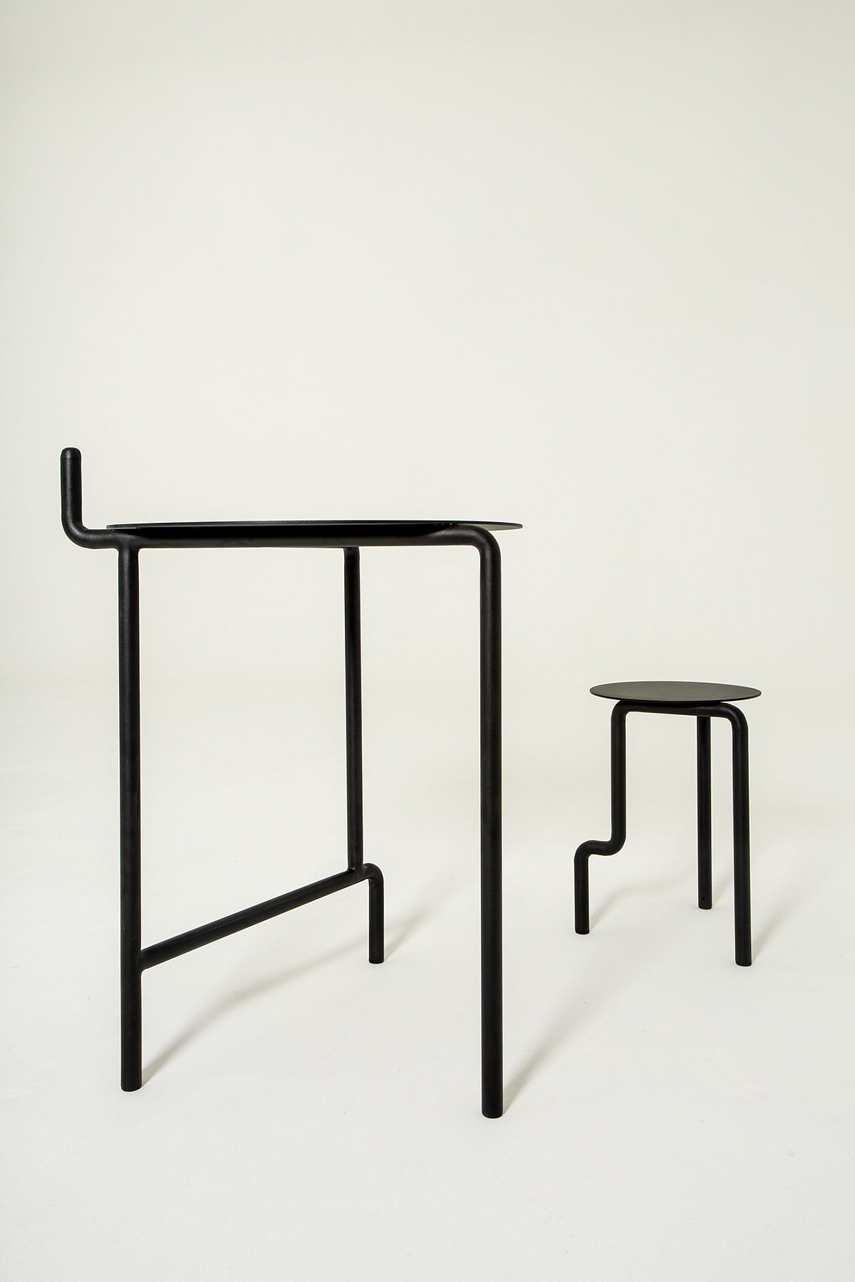 furniture，Coated steel，Legs，black，