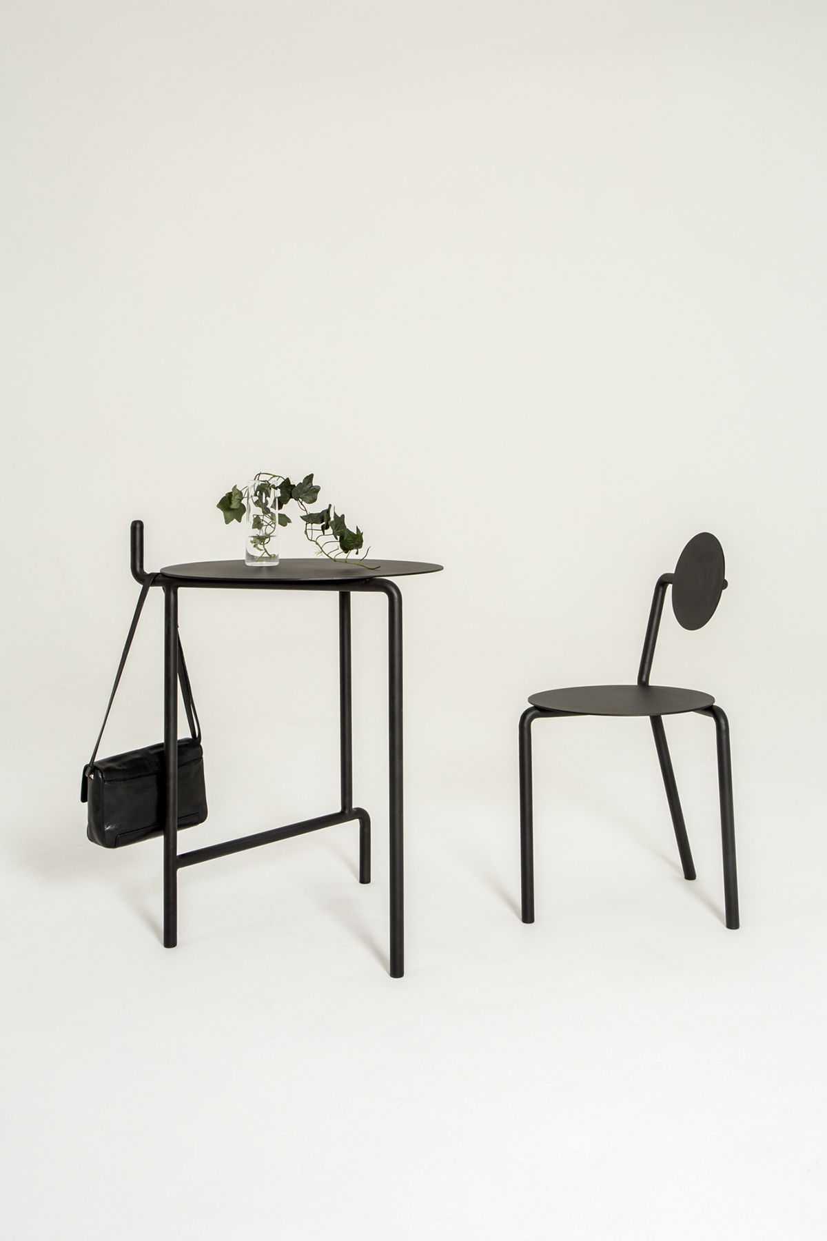 furniture，Coated steel，Legs，black，