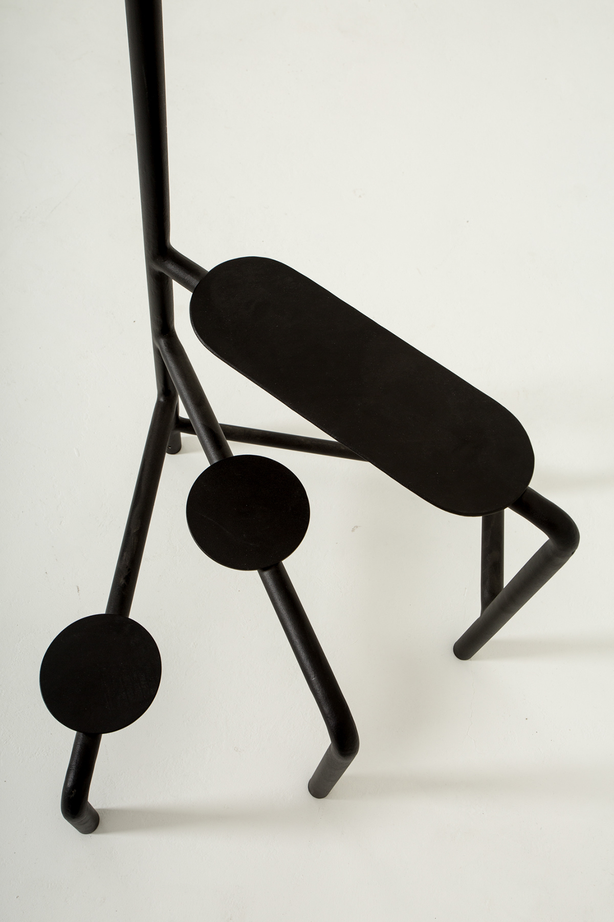 furniture，Coated steel，Legs，black，