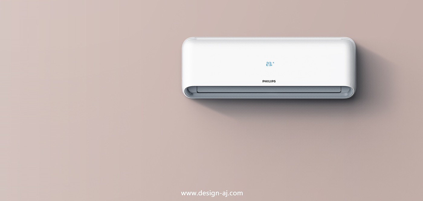 air conditioner，Wall mounted air conditioner，Household appliances，small home appliances，White goods，Refrigeration equipment，Aijia industrial design，Philips，