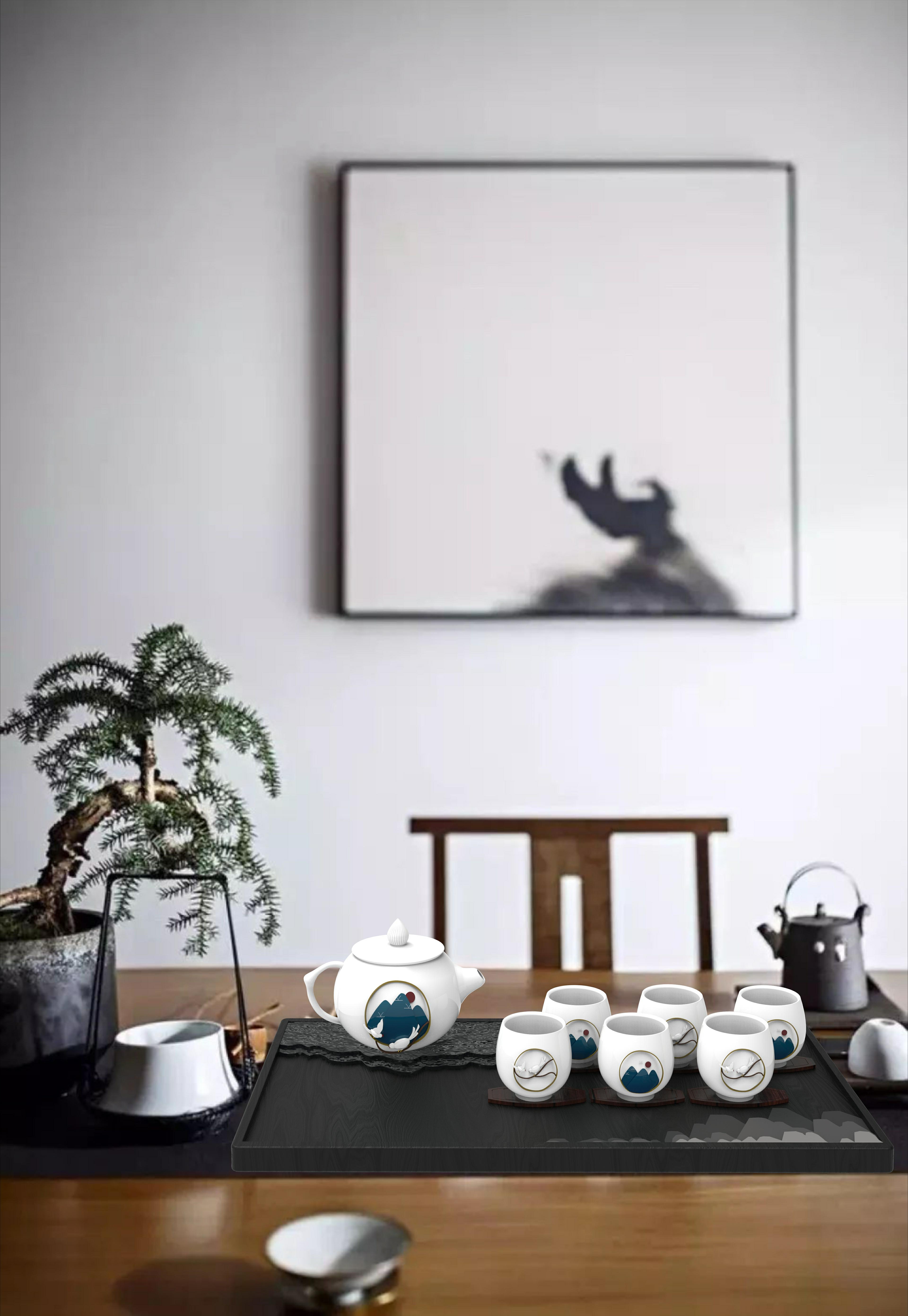 Tea set design，