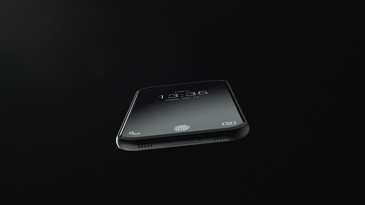 mobile phone，concept，black，