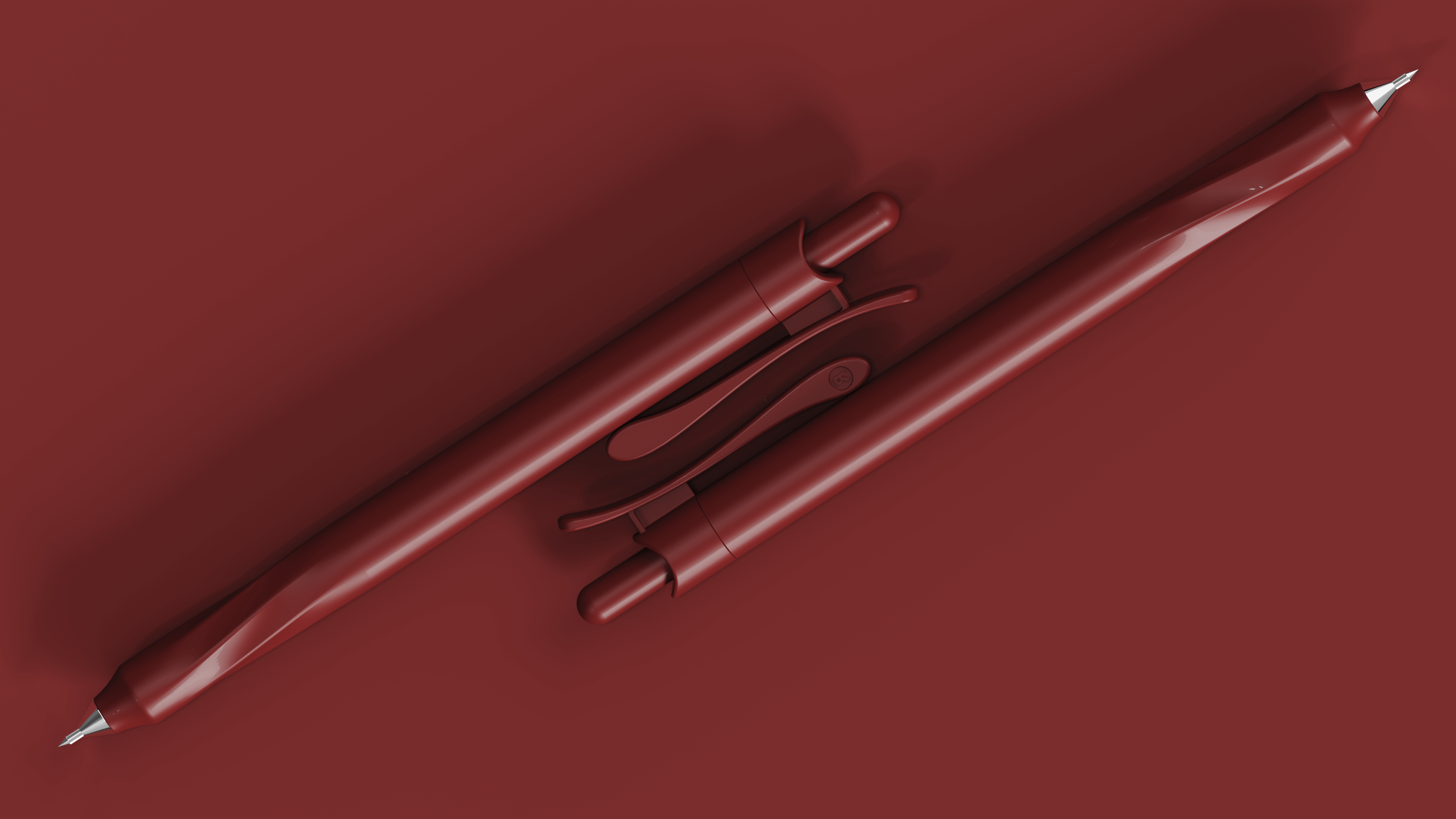 pen，Signature pen，Press to start the pen，Stationery design，Office Supplies，