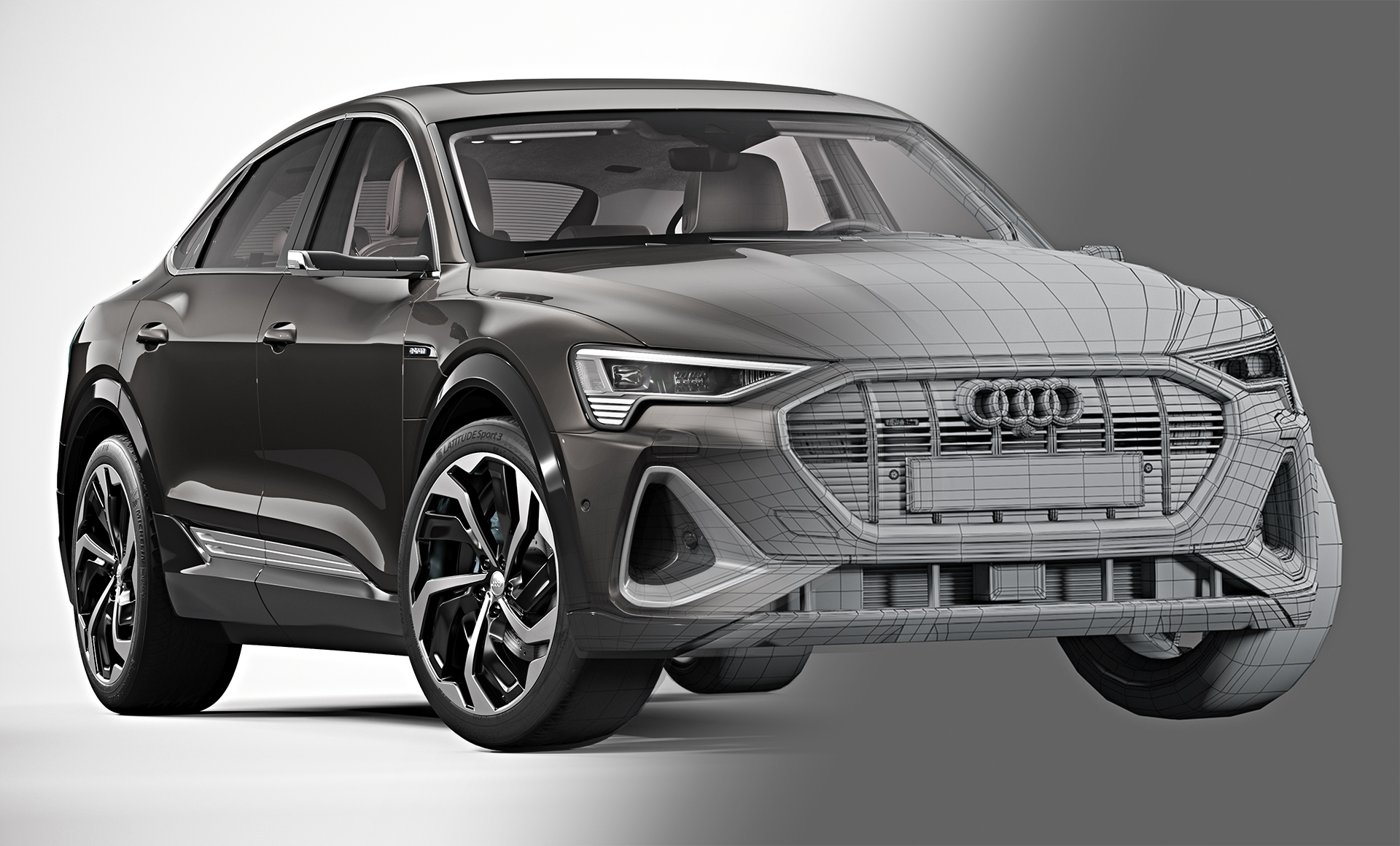 audi，suv，Render，