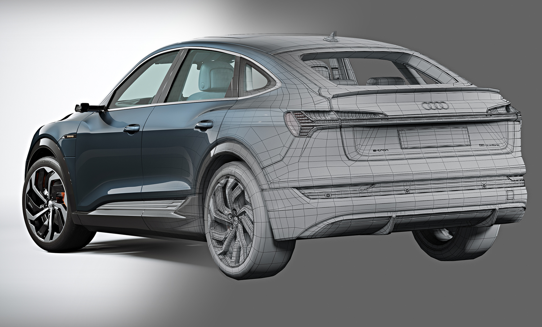 audi，suv，Render，