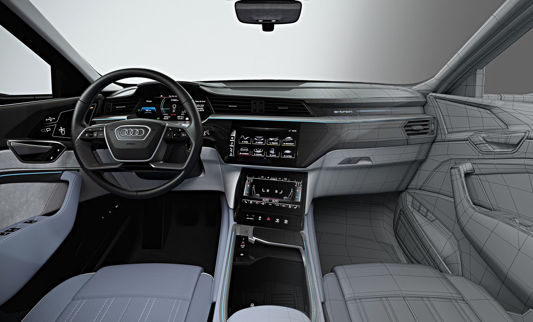 audi，suv，Render，