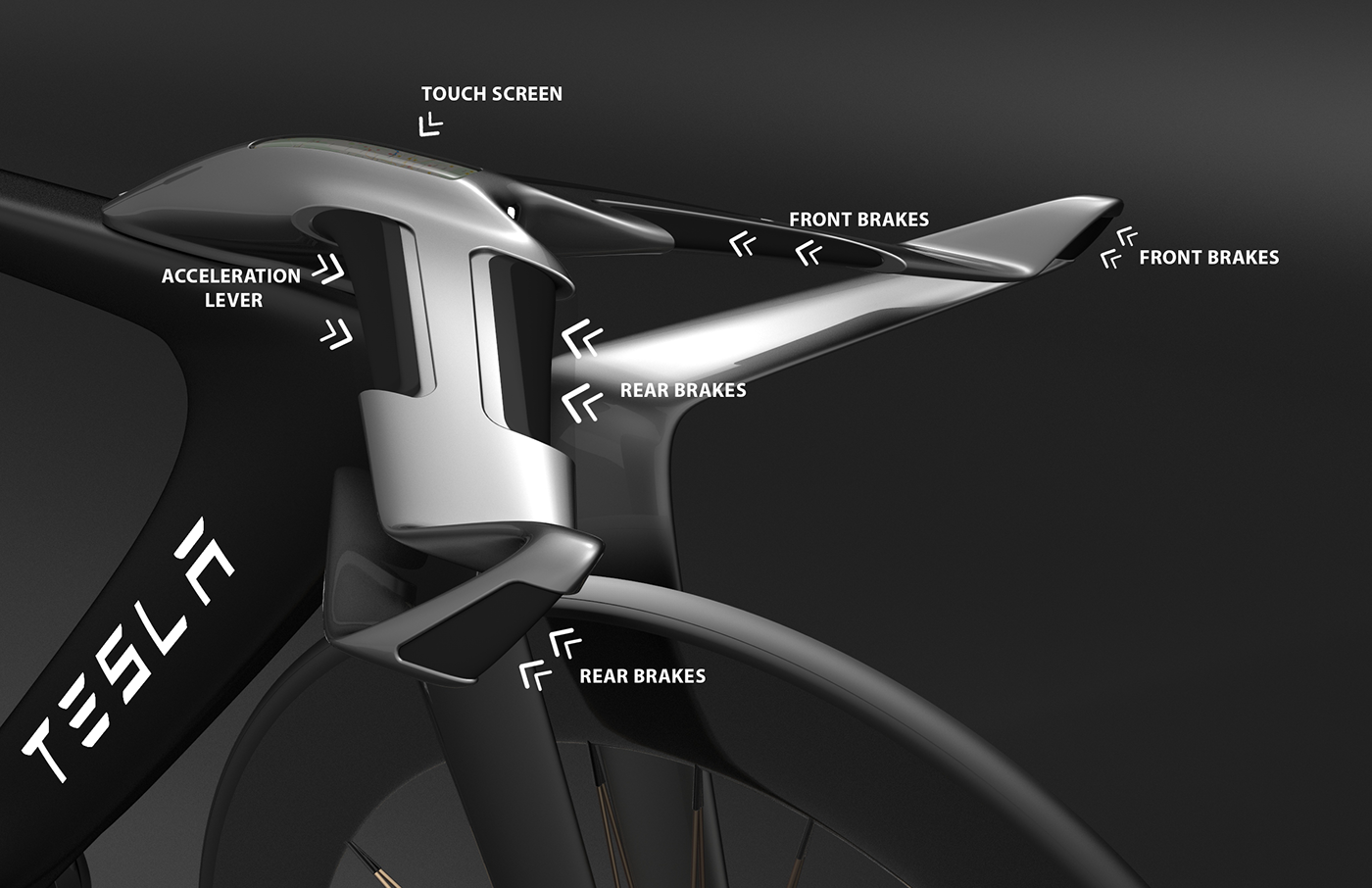 Tesla，Electric，Bicycle，concept，