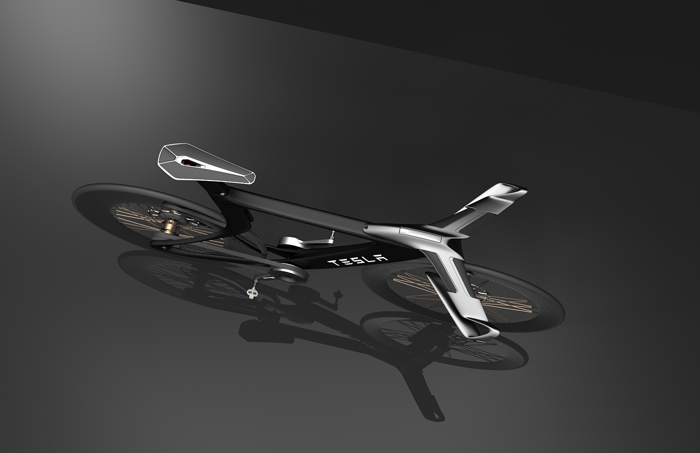 Tesla，Electric，Bicycle，concept，