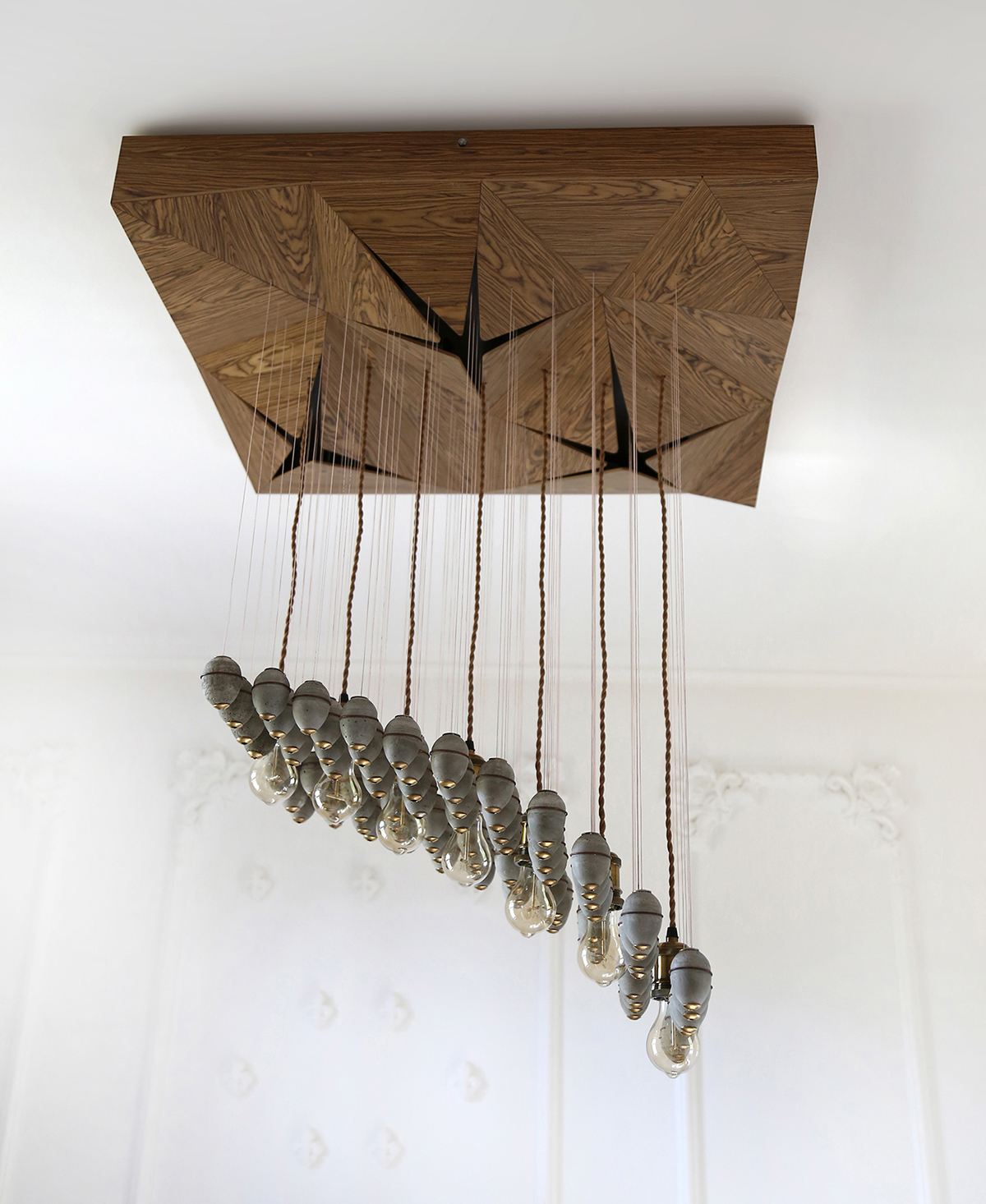 Concrete，cement，Edison bulb，Cultural creation，