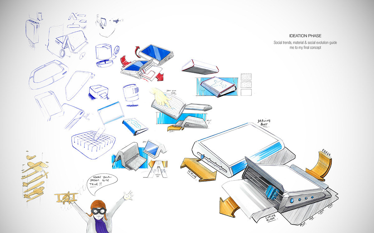 children，Toys，printer，selective focus ，